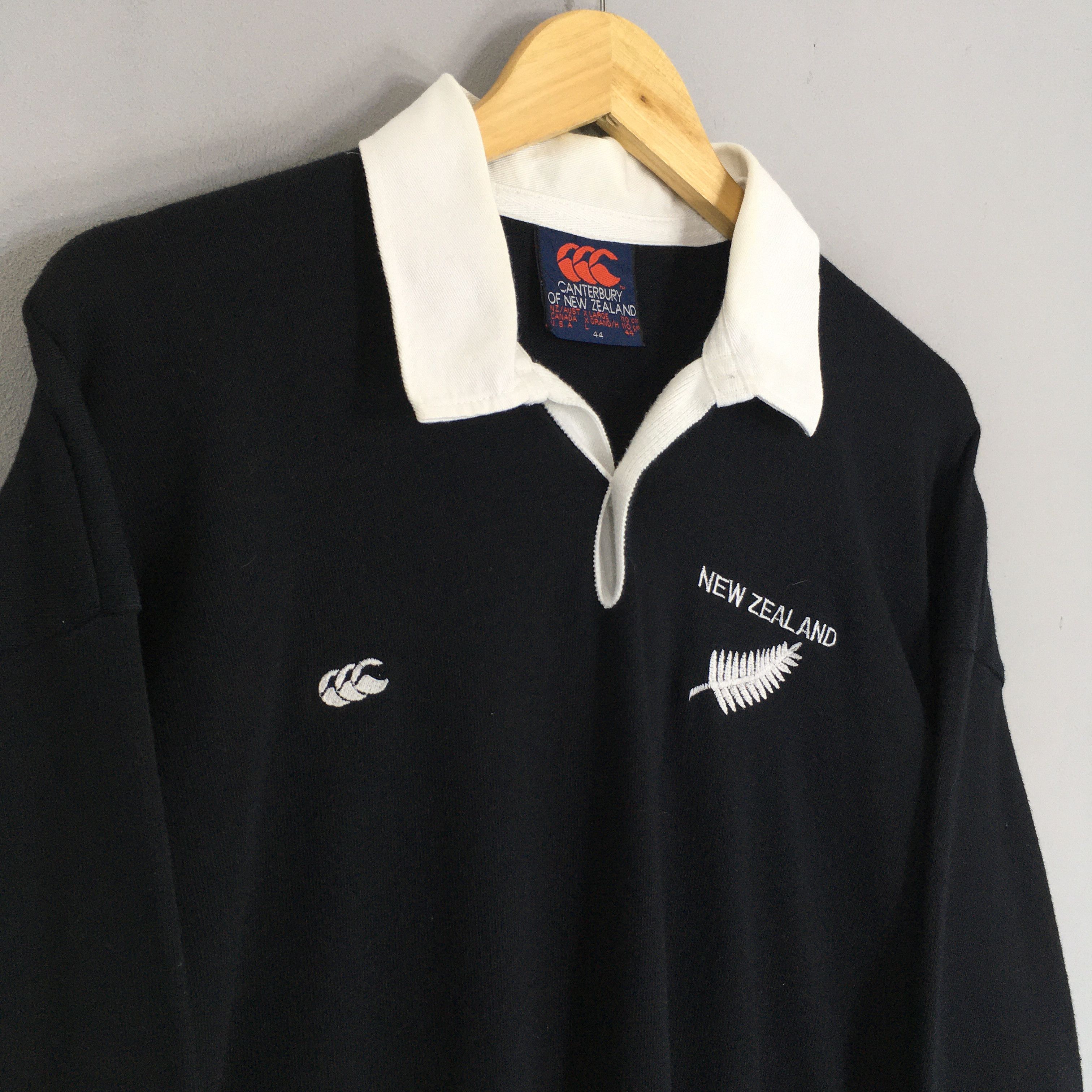 Canterbury of New Zealand Vintage Canterbury Of New Zealand All Blacks Rugby Shirt XL Size US XL / EU 56 / 4 - 3 Thumbnail