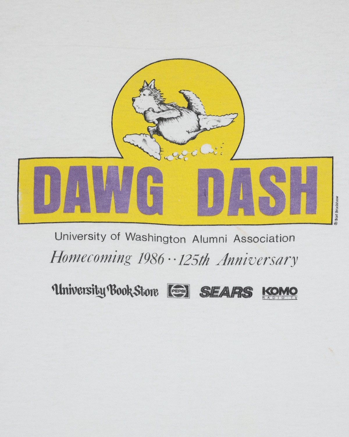 Vintage Vintage Dawg Dash 1986 Distressed Faded Long Sleeve Size US L / EU 52-54 / 3 - 2 Thumbnail