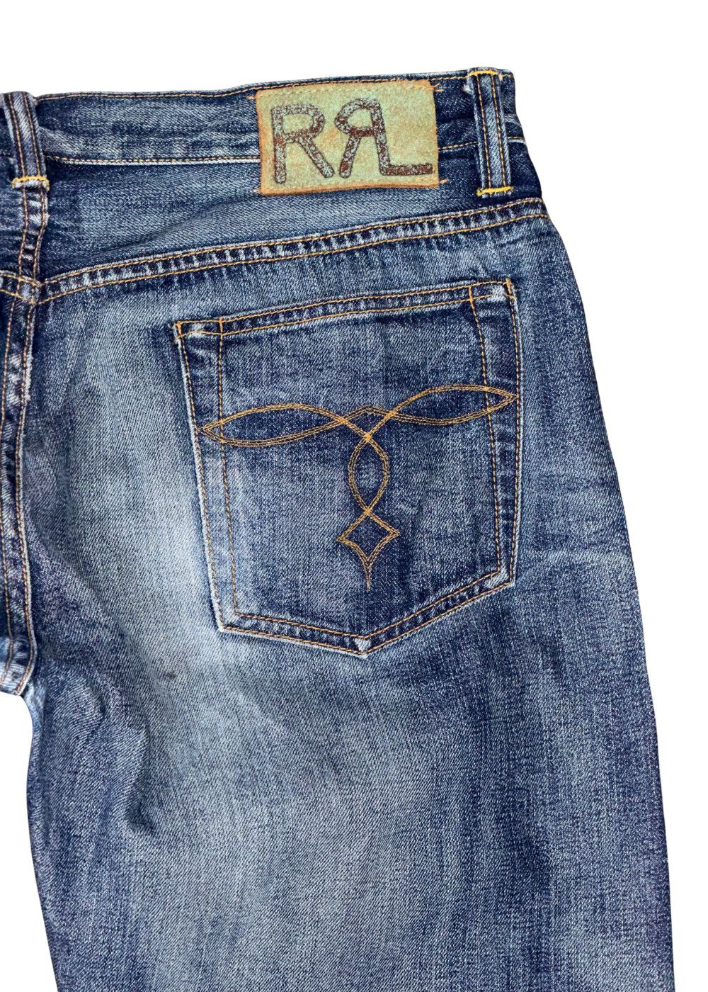 Early 2000s RRL USA Selvedge Bootcut Denim Jean image 3