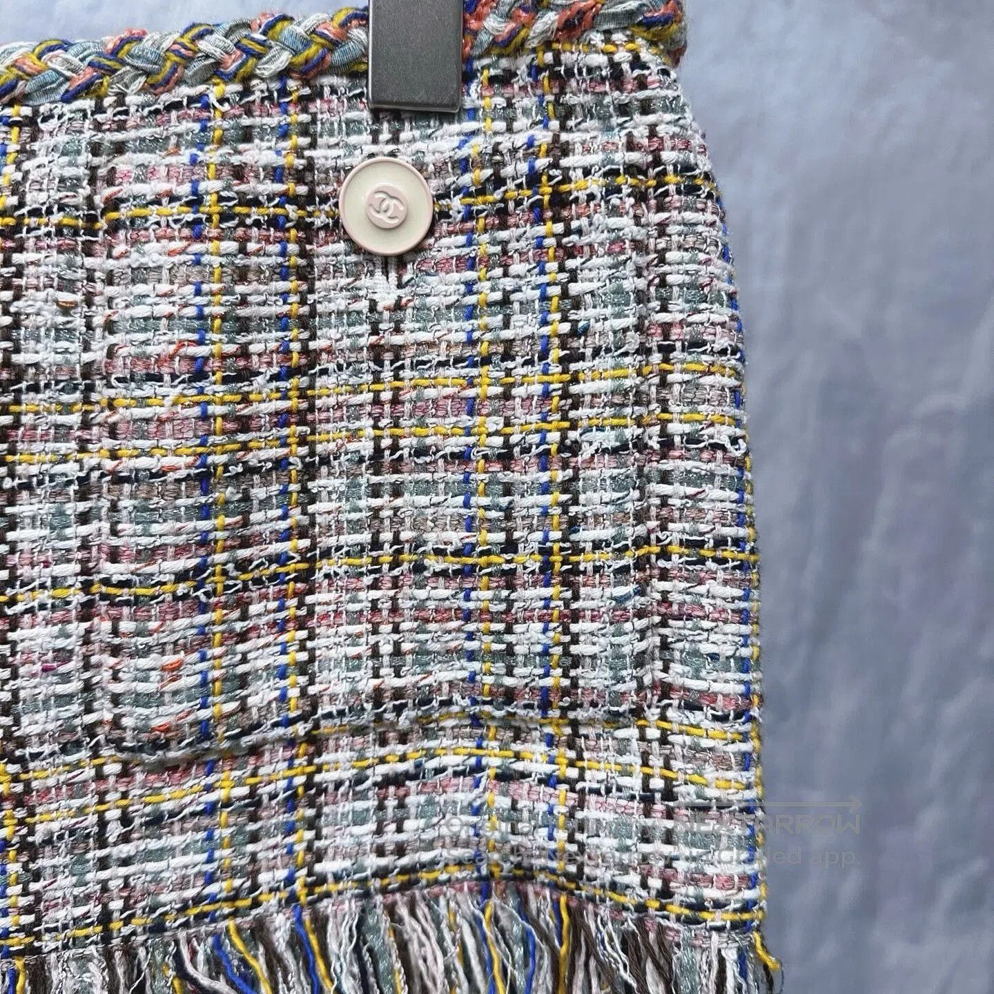 Chanel Chanel Tweed Fringed Mini Skirt Size 36. Size 35" - 3 Thumbnail