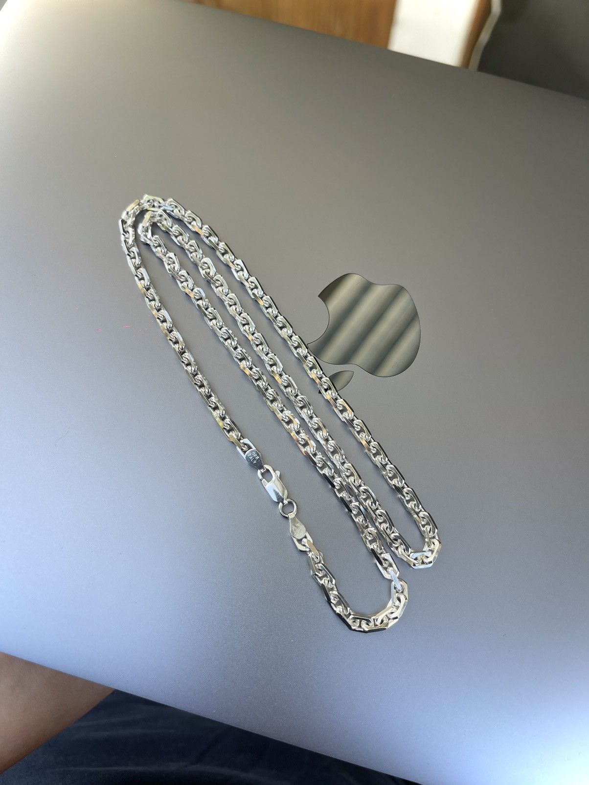 Sterling Silver Sterling silver cable link chain 22” Size ONE SIZE - 3 Thumbnail