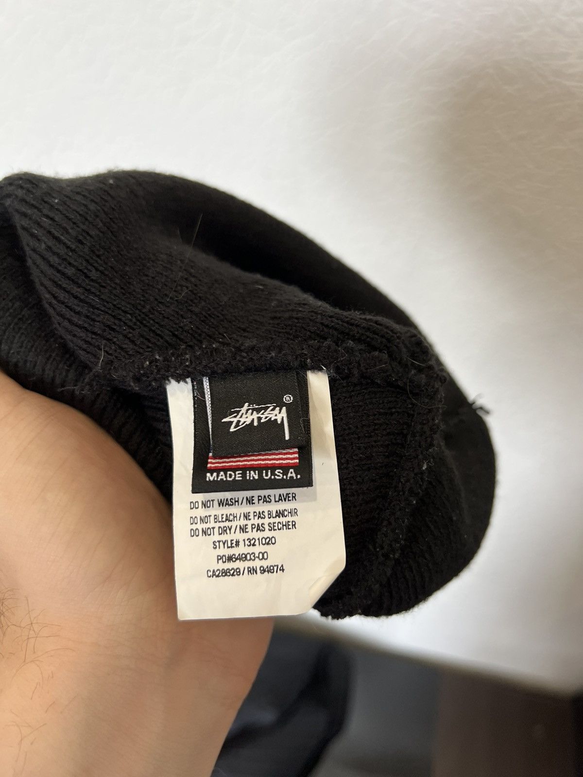 Stussy Vintage Stussy Beanie Hats Black Size ONE SIZE - 4 Thumbnail