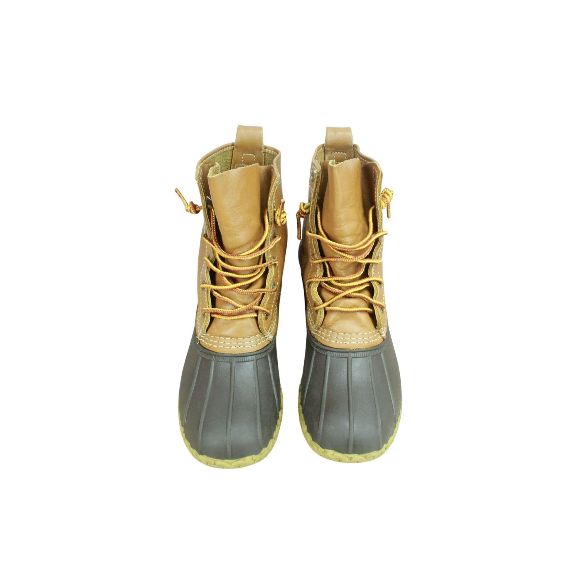 L.L. Bean LL Bean Brown Leather 8" Duck Boots Women’s Size 8 M Size US 8 / IT 38 - 4 Thumbnail
