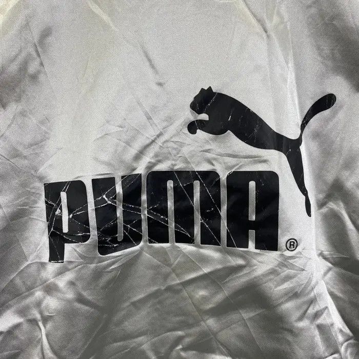Puma Vtg 90’ PUMA JASPO JAPAN Stock Logo Grey Jacket Windbreaker Size US L / EU 52-54 / 3 - 4 Thumbnail