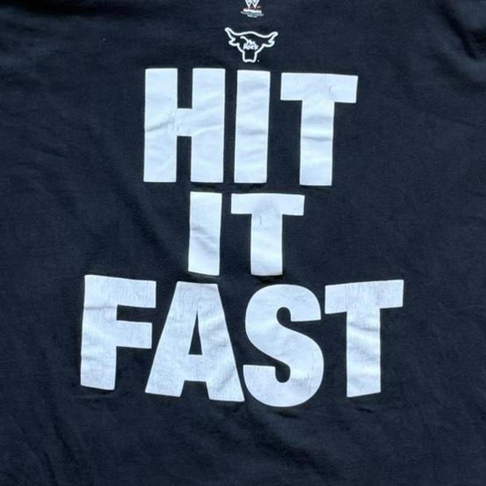 Other WWE The Rock “Hit It Fast, Hit It Strong” Wrestling T-shirt Size US XXL / EU 58 / 5 - 4 Thumbnail