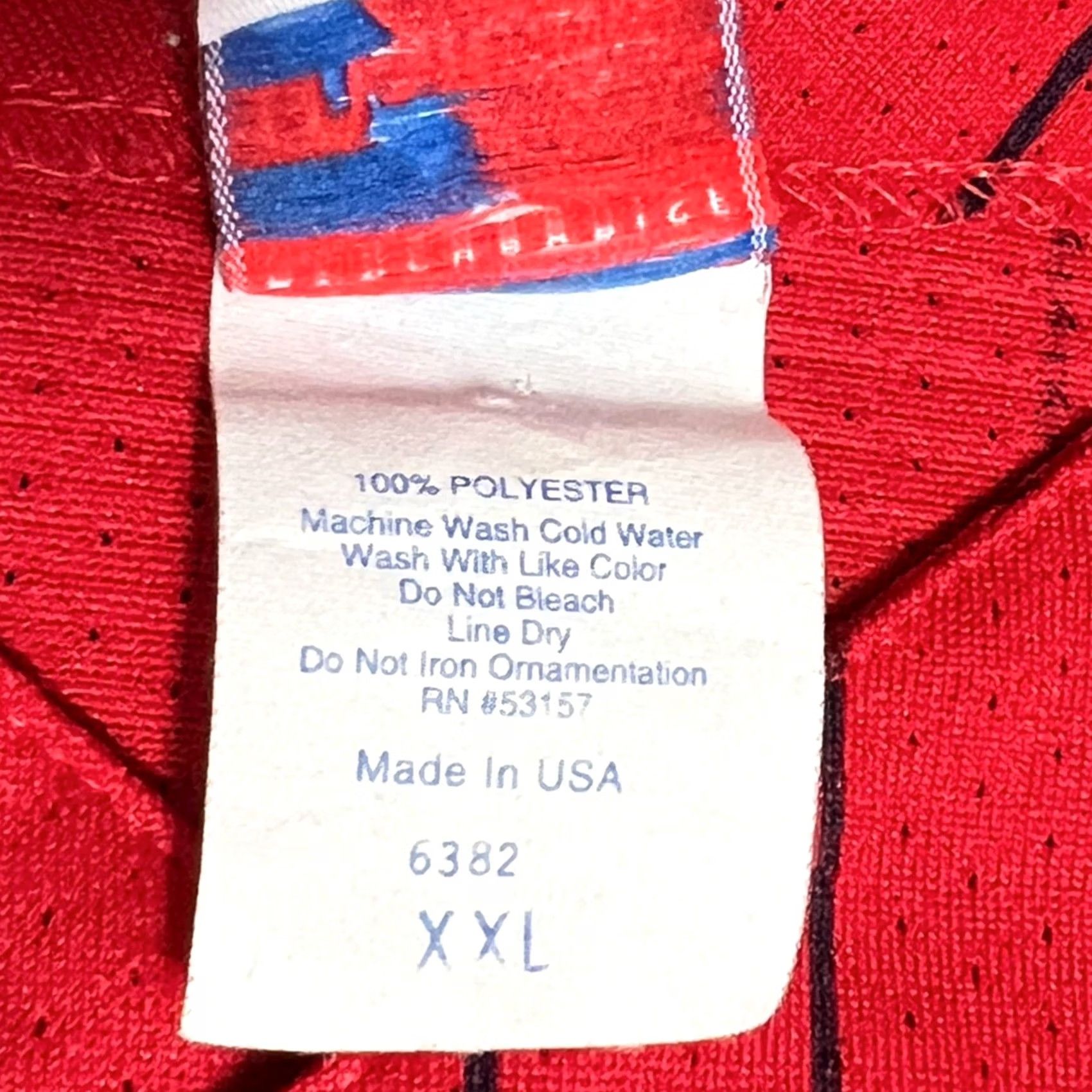 MLB VINTAGE Majestic Mens 2XL Red New York Yankees MLB Baseball Pin Stripe Jersey USA Size US XXL / EU 58 / 5 - 6 Thumbnail