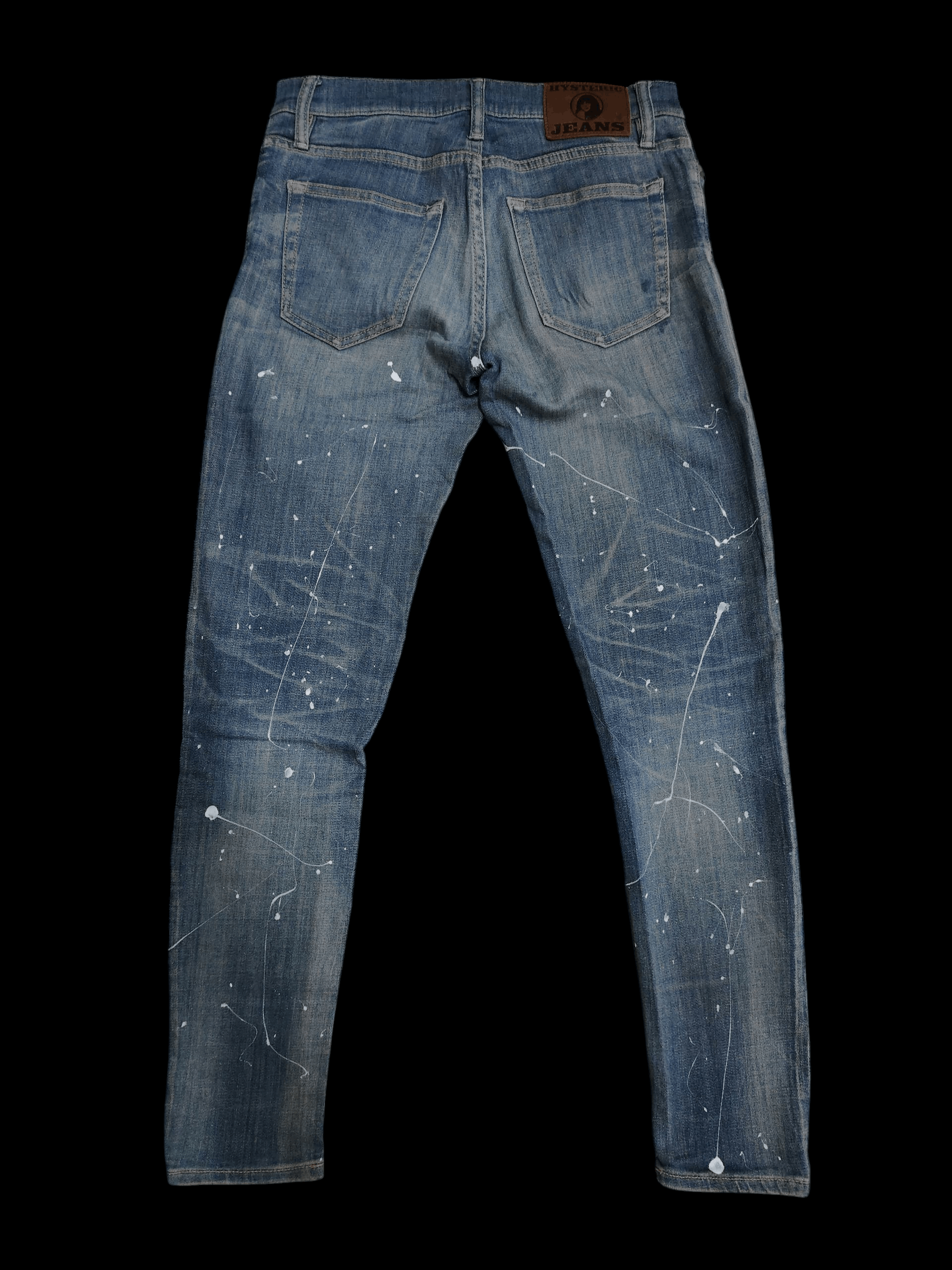 Hysteric Glamour Hysteric Glamour Studded paint splatter skinny stretch jeans Size 28" / US 6 / IT 42 - 2 Thumbnail