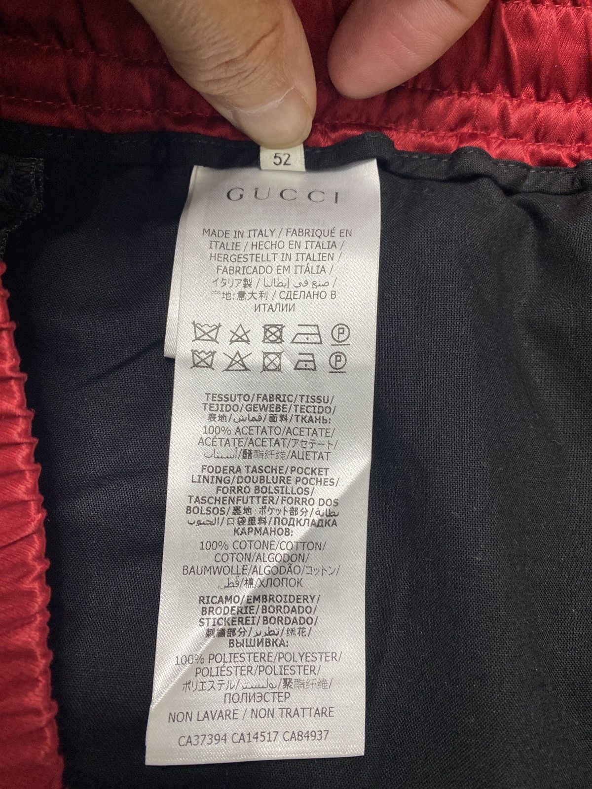 Gucci Gucci GUCCIBAND Silk Shorts – Red/Blue Stripe, M Size US 32 / EU 48 - 4 Thumbnail