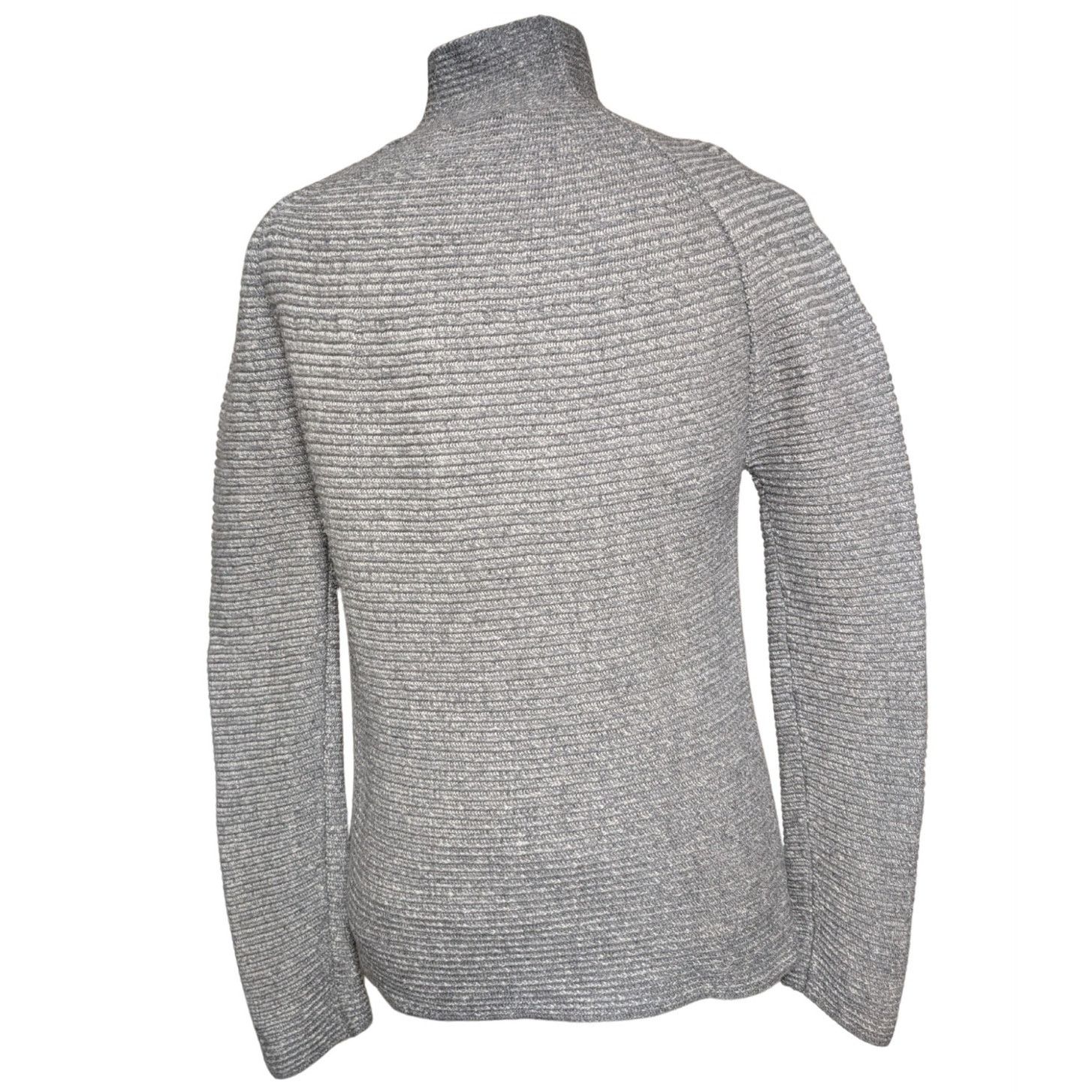 Donna Karan Donna Karan Women's 100% Wool Gray Turtleneck Sweater USED Size L / US 10 / IT 46 - 3 Thumbnail