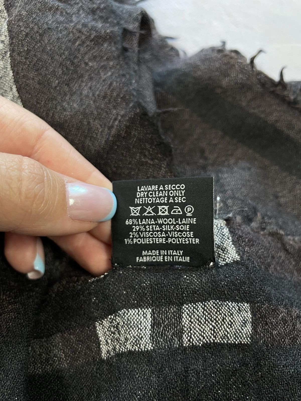 Gucci Gucci Scarf Monogram GG Pattern Print Size ONE SIZE - 6 Thumbnail