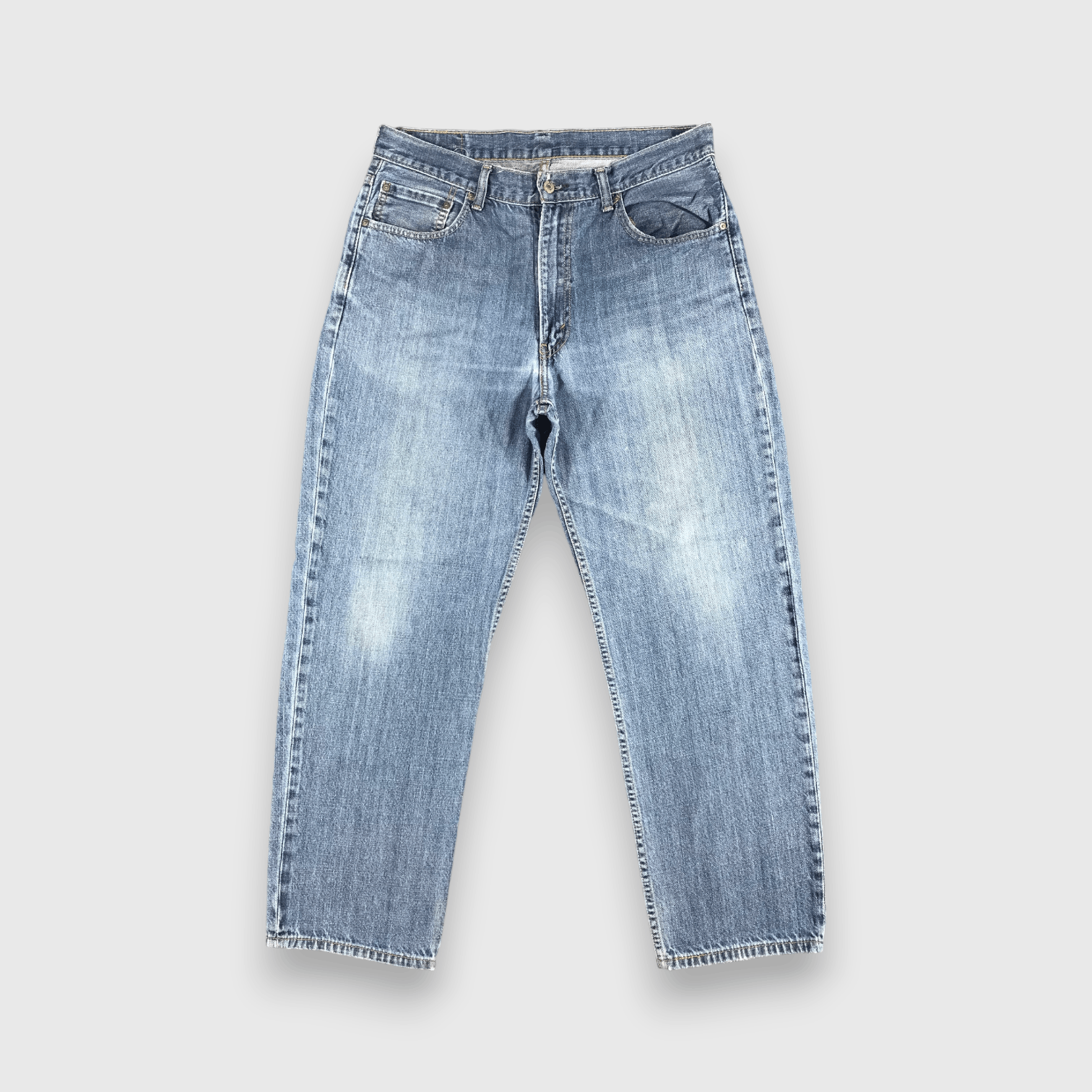 Levi's Vintage Blue Wash Levis 550 Jeans-J2088 Size US 35 - 1 Thumbnail