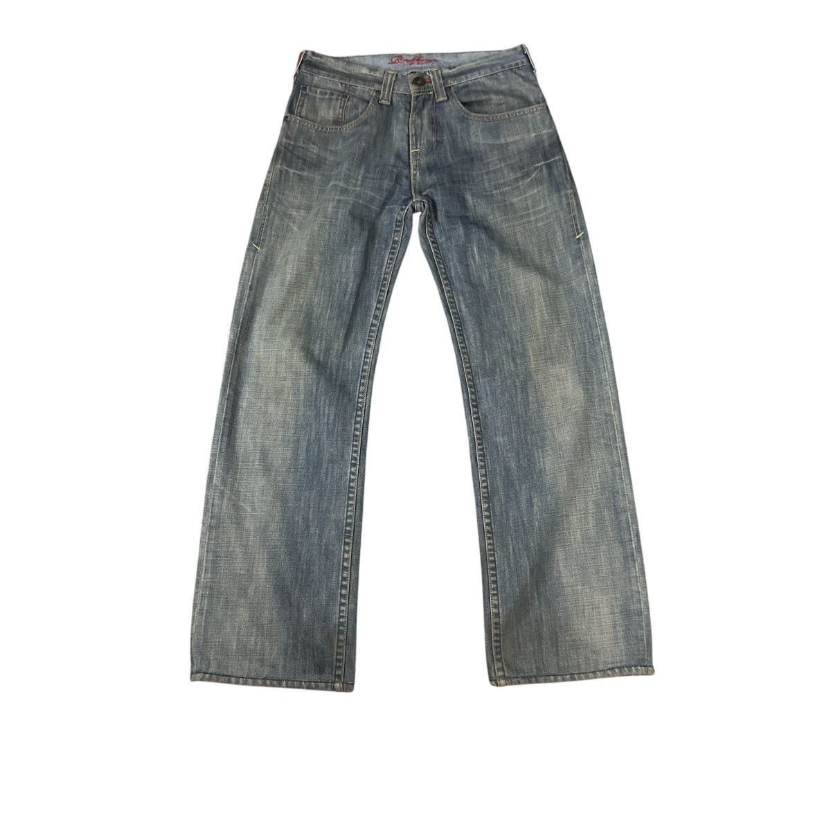 Engineered Garments × Levi's Vintage Levis Redloop Baggy Buckle Pants Denim Size US 30 / EU 46 - 1 Thumbnail