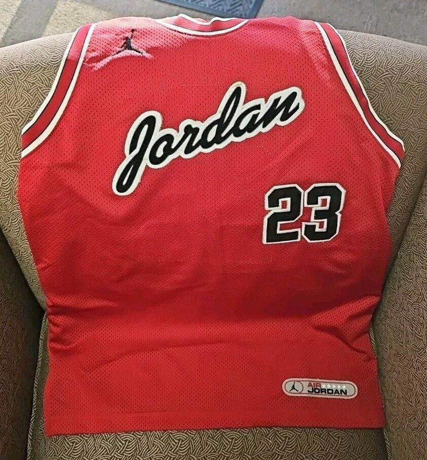 Designer Vintage Nike Air Jordan Basketball Jersey XXL Clean Size ONE SIZE - 1 Thumbnail