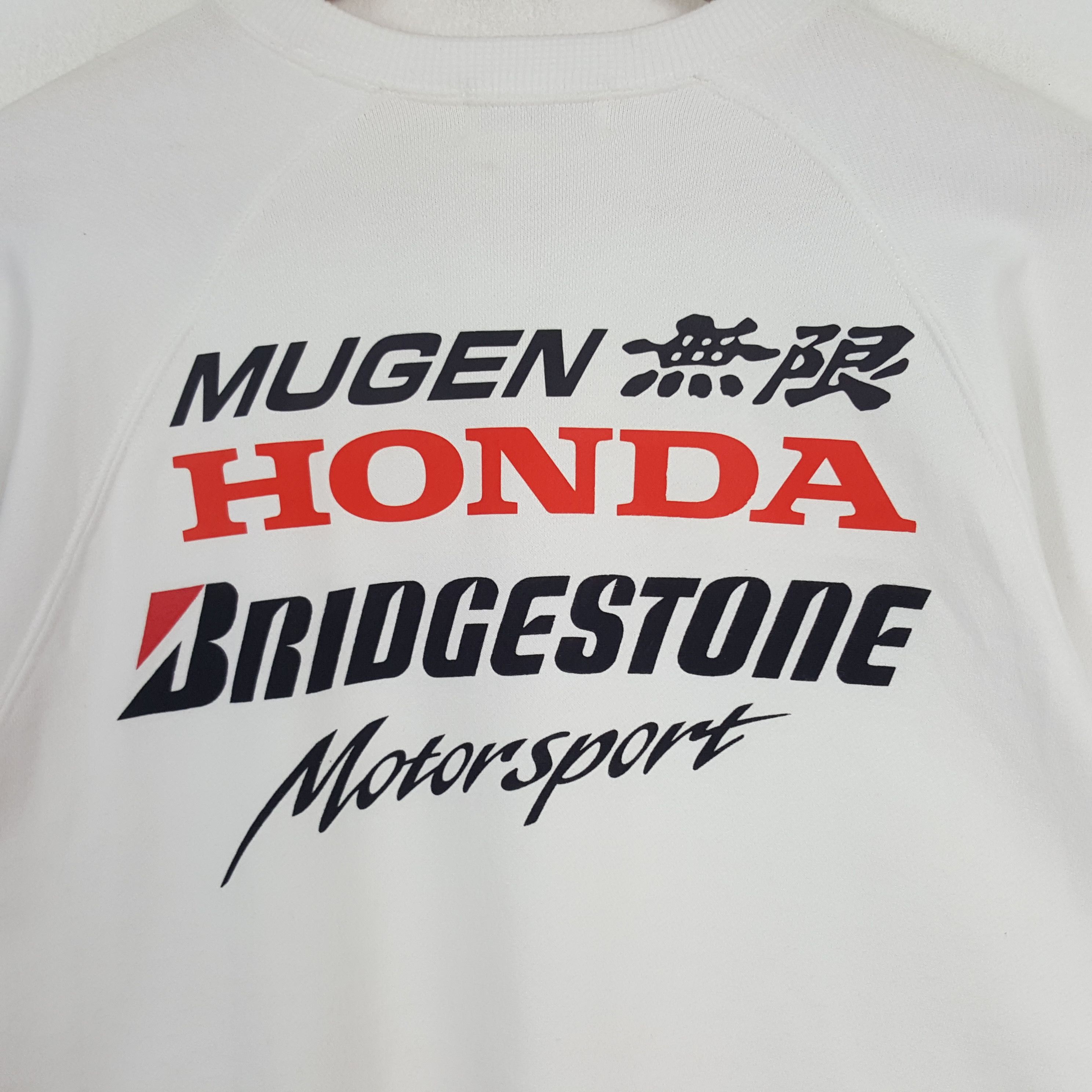 Honda × Vintage Vintage Mugen Honda Bridgestone Japan Racing Team Sweatshirt Size US S / EU 44-46 / 1 - 2 Thumbnail