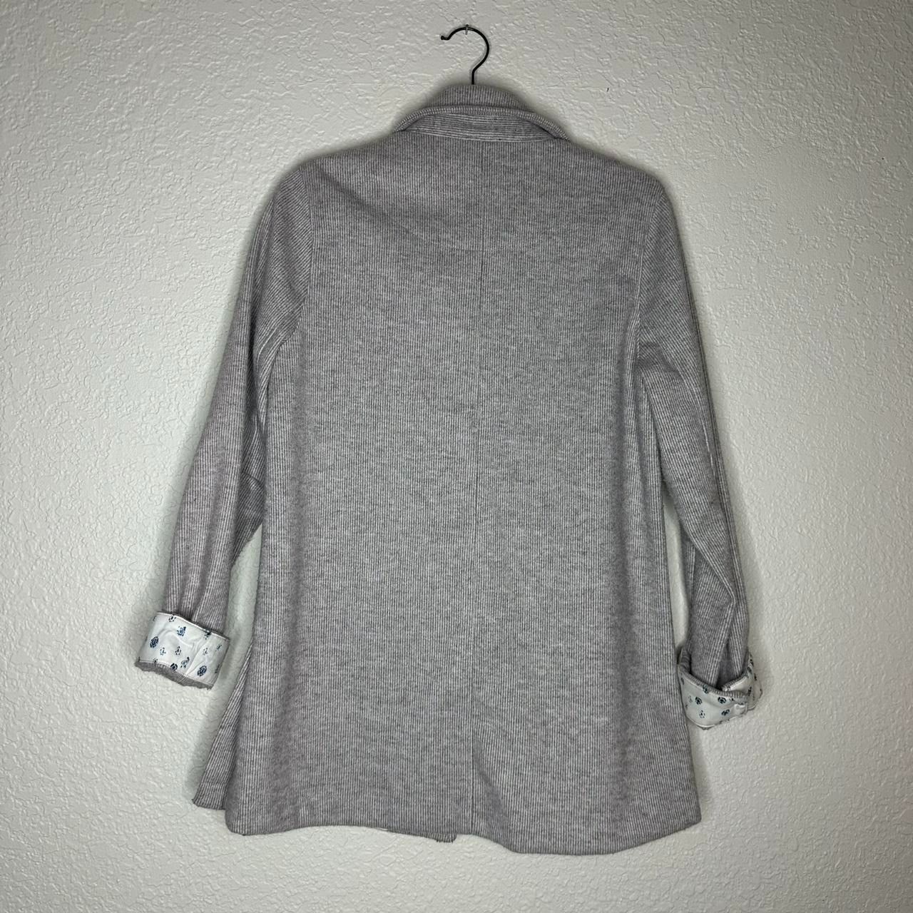 Anthropologie Anthropologie Long Wool Blazer Size S / US 4 / IT 40 - 2 Thumbnail