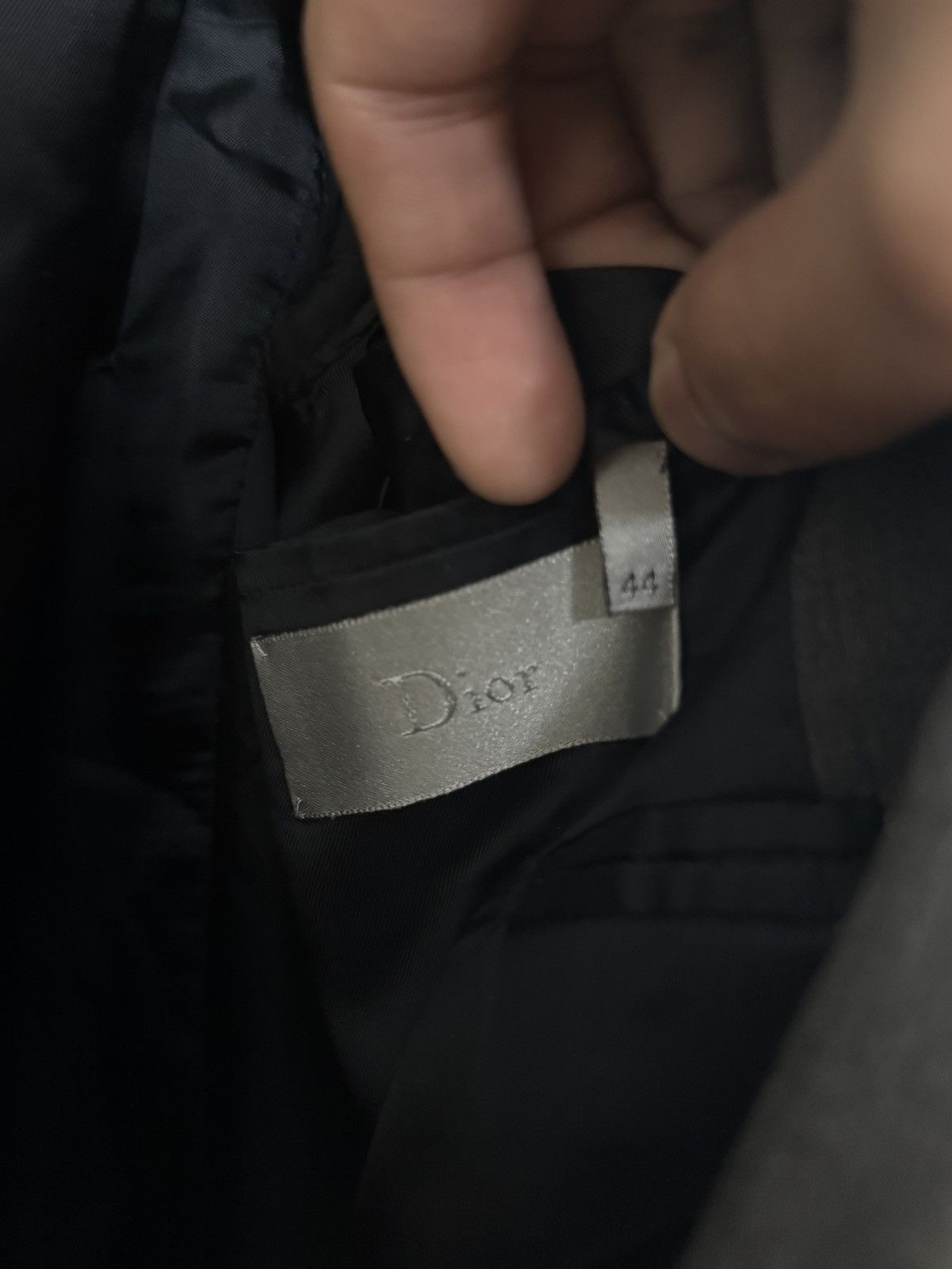 Dior Dior Homme 2007 Hedi Slimane Grey Blazer Size 44R - 5 Thumbnail