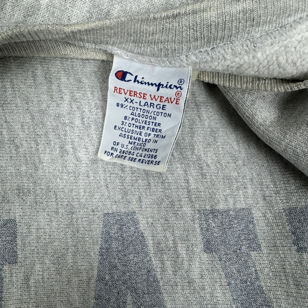 Champion 🌟90s CHAMPION NAVY REVERSE WEAVE SWEATSHIRT CREWNECK Size US XXL / EU 58 / 5 - 7 Thumbnail