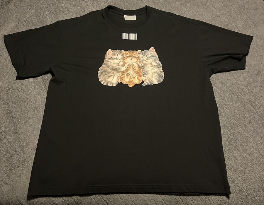 VTMNTS Cute Cat T-Shirt ヴェトモン Vetements - Tシャツ/カットソー ...