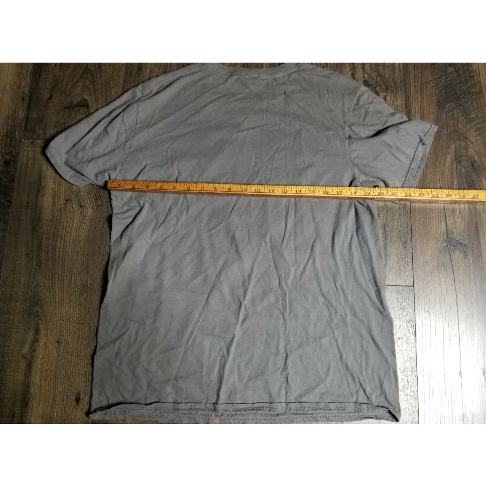 Vintage Mens L Ewoking Dead T Shirt Gray Parody Graphic Tee Distressed Shirt Size US L / EU 52-54 / 3 - 2 Thumbnail