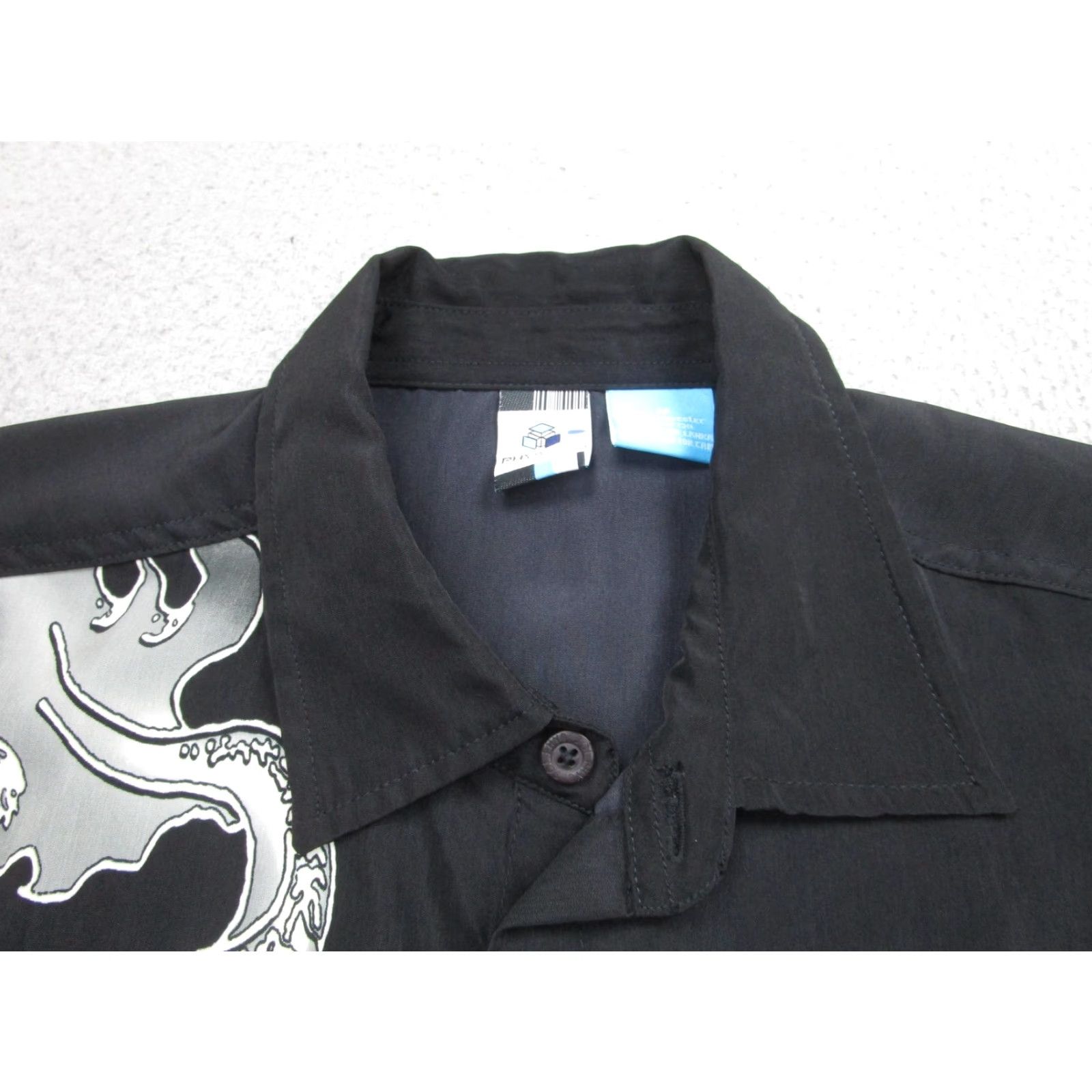Vintage PHYS.SCI Shirt Mens M Black Short Sleeve Button Up Dragon Graphic Size US M / EU 48-50 / 2 - 4 Thumbnail