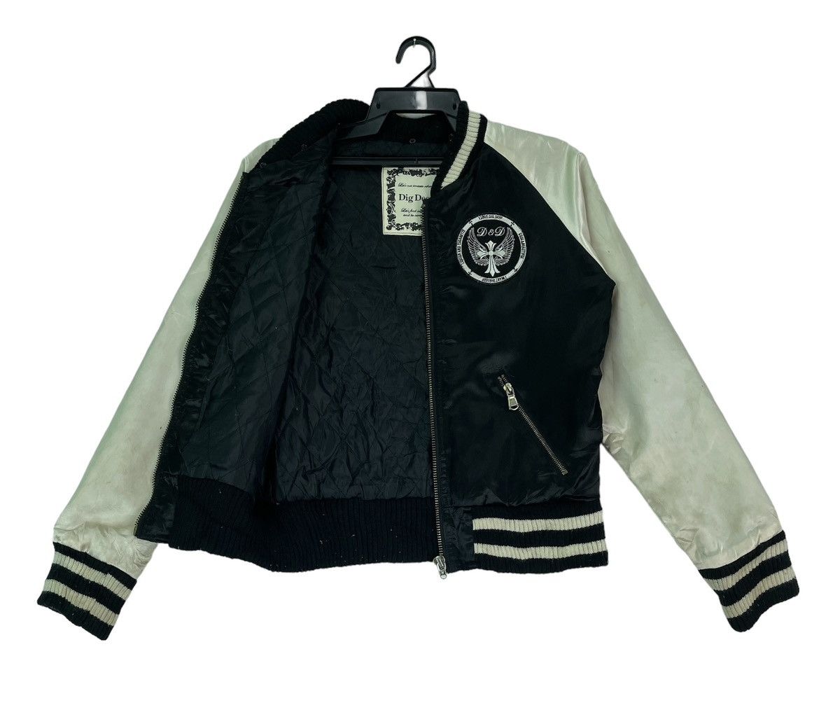 Japanese Brand Rare Dig Deep sukajan japan cross embroidered bomber jacket Size M / US 6-8 / IT 42-44 - 8 Thumbnail
