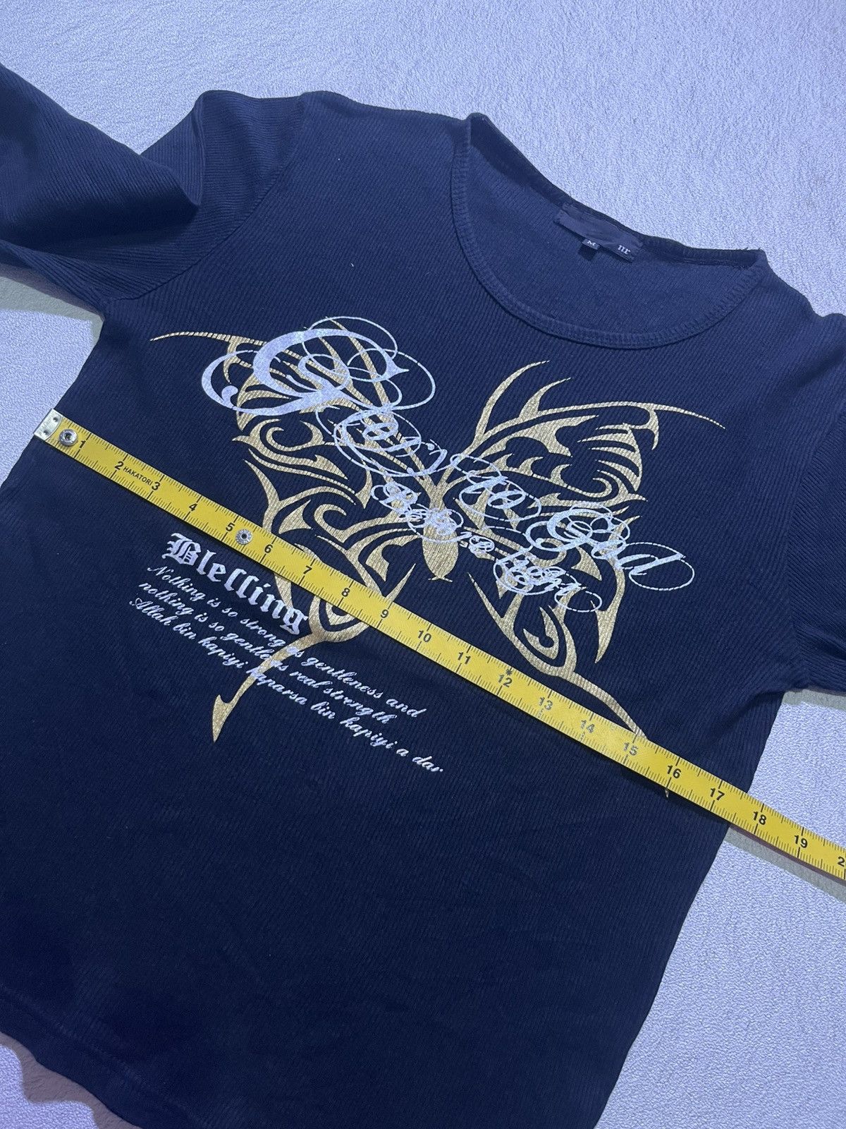 Japanese Brand Y2K BLELLING long sleeve tshirt Size US M / EU 48-50 / 2 - 9 Thumbnail