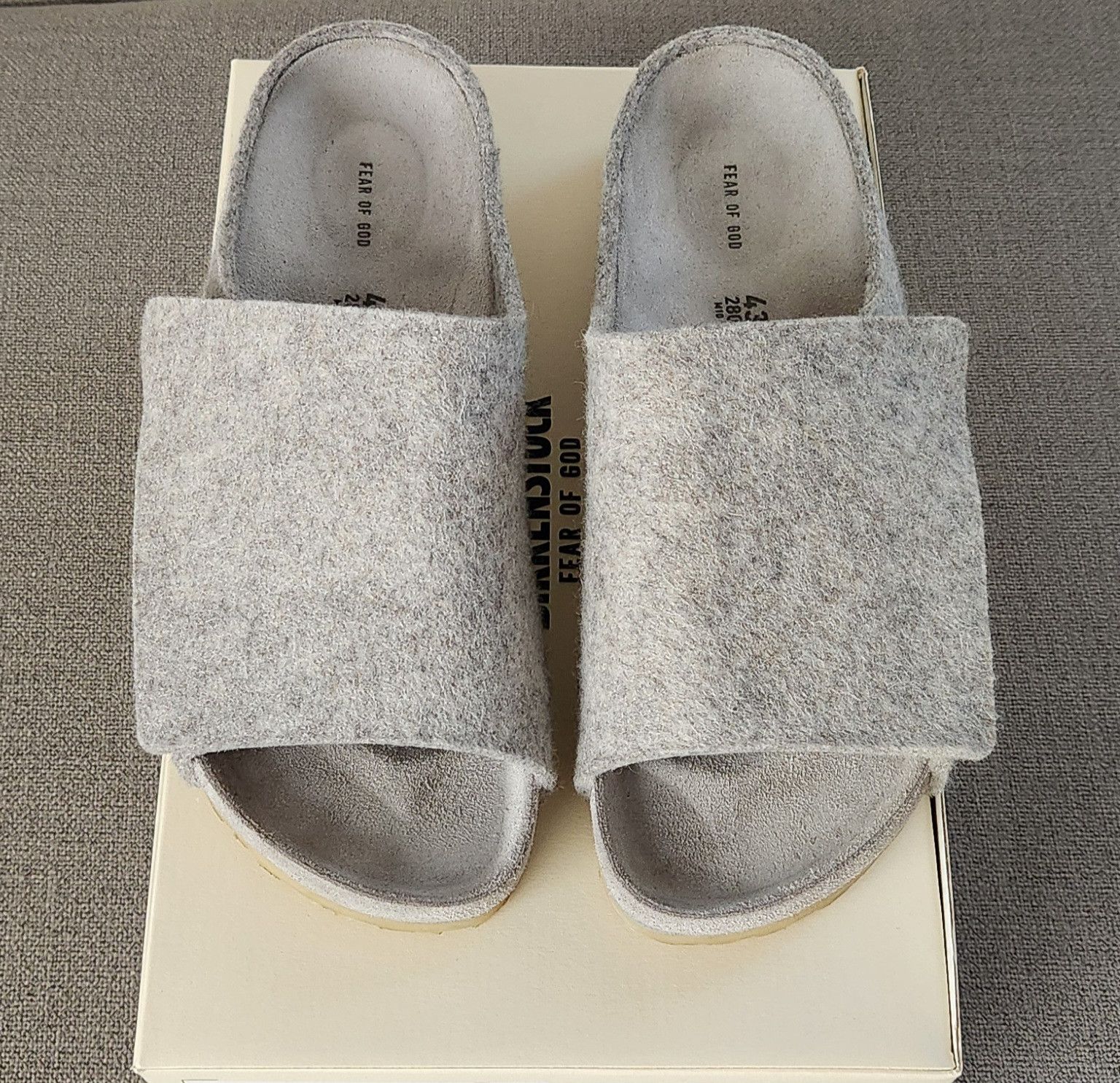 サンダル FEAR OF GOD Men Sandals Grey FG80200EVA 995 Fear Of God sandals for Men | Buy or Sell your Designer