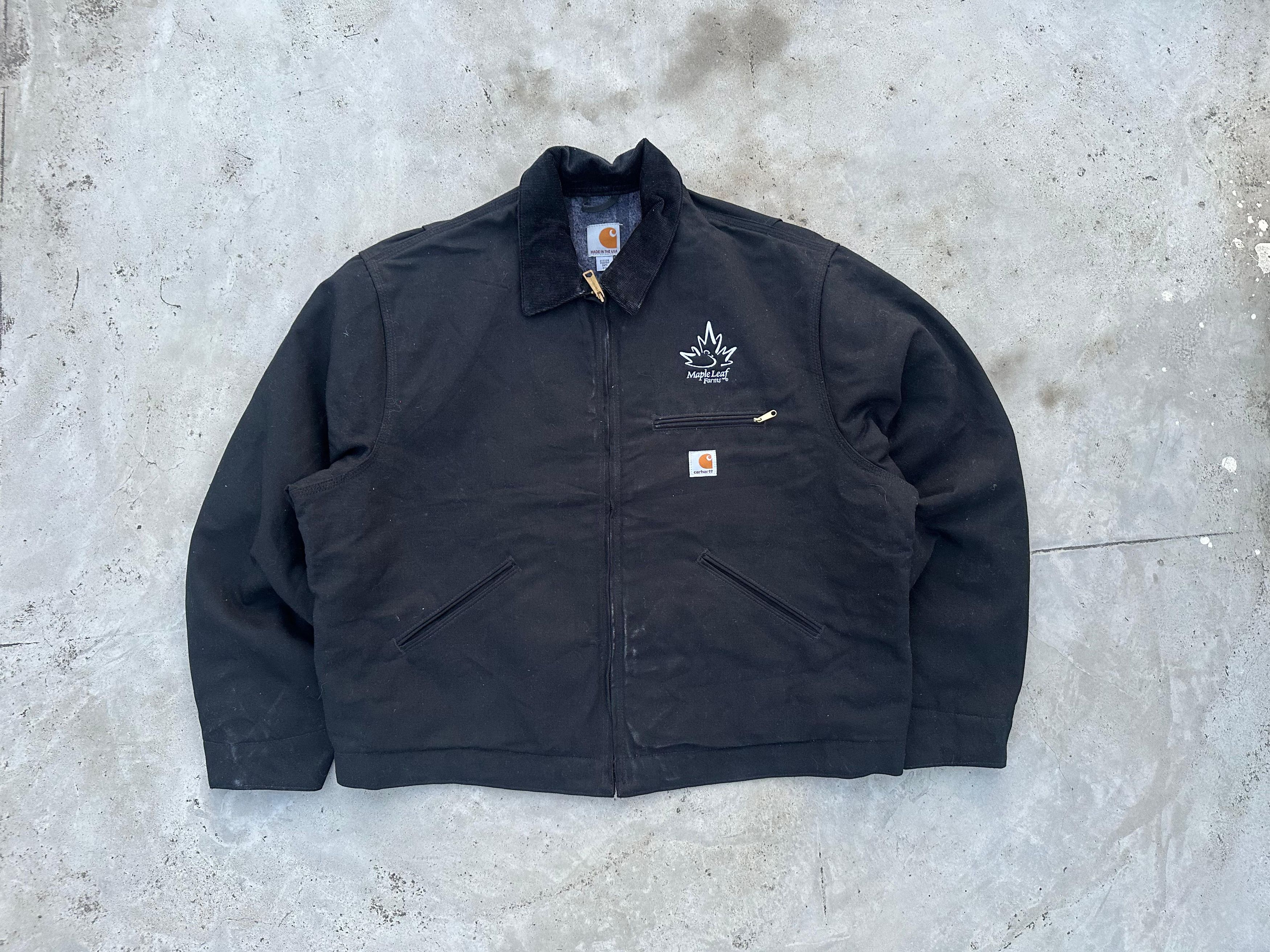 Carhartt Vintage Carhartt Detroit Jacket J001 BLK Size US XXL / EU 58 / 5 - 2 Thumbnail