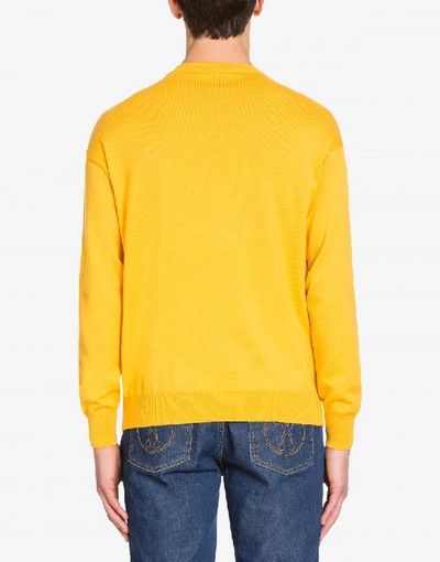 Moschino o1y0225 Logo Sweater in Marigold Size US M / EU 48-50 / 2 - 3 Thumbnail