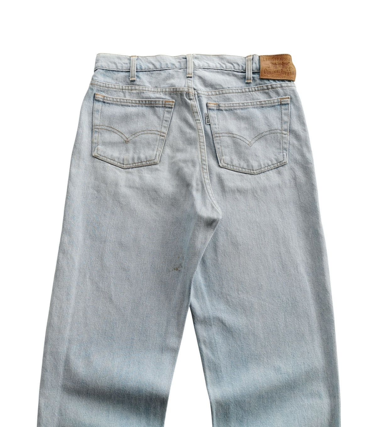 Levi's Vintage Levis Original Rivetted Faded Light Blue Jeans Size US 31 - 3 Thumbnail