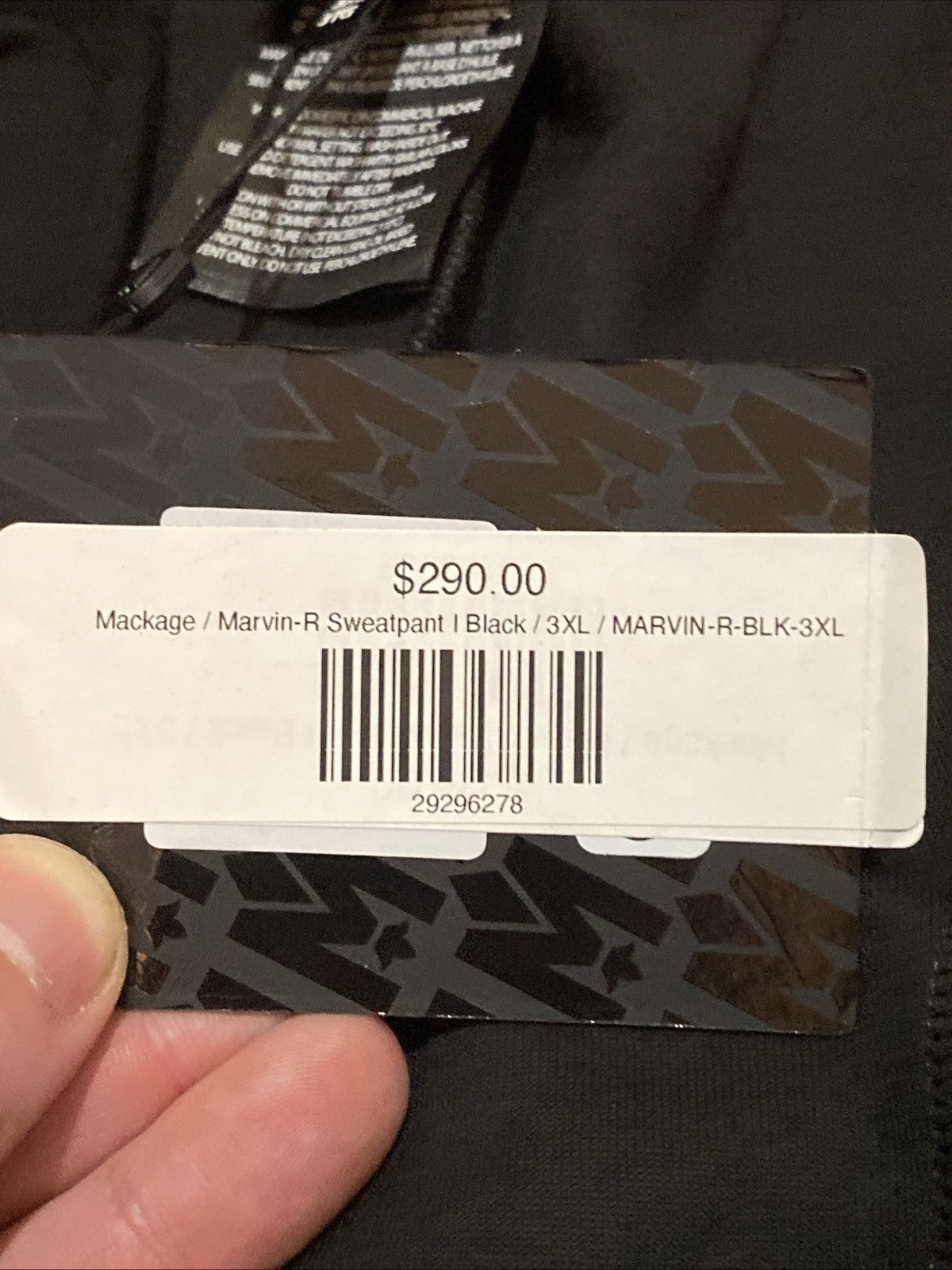 Mackage Mackage NWT! Mens Sweatpants Size 3xl Black Highest Quality Size US 44 / EU 60 - 7 Thumbnail