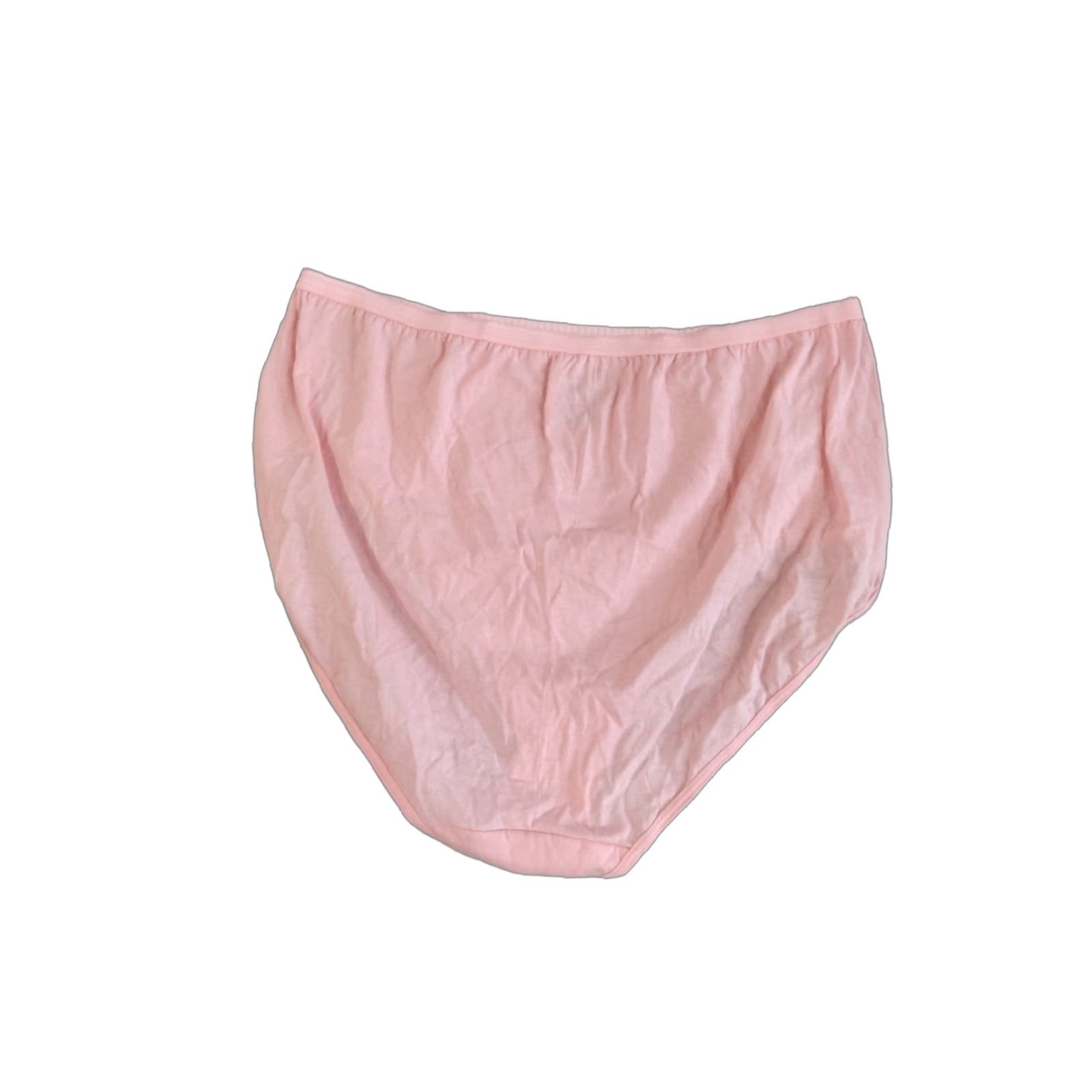Vintage JUST MY SIZE Briefs Women 100% Cotton Pink Size 12, Moisture Wicking, Mid Rise, Regular, 1 Pack Size ONE SIZE - 1 Thumbnail