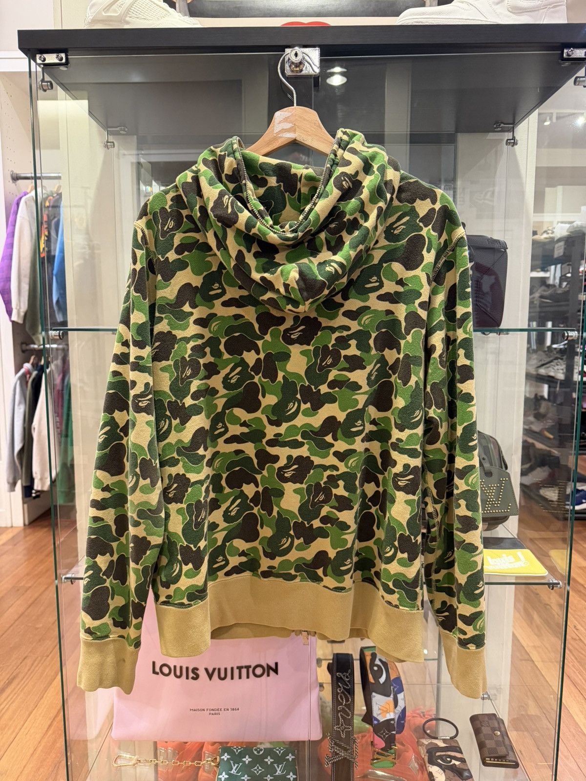 Bape Bape Ape Green Camo Full Zip Hoodie Size US M / EU 48-50 / 2 - 2 Thumbnail