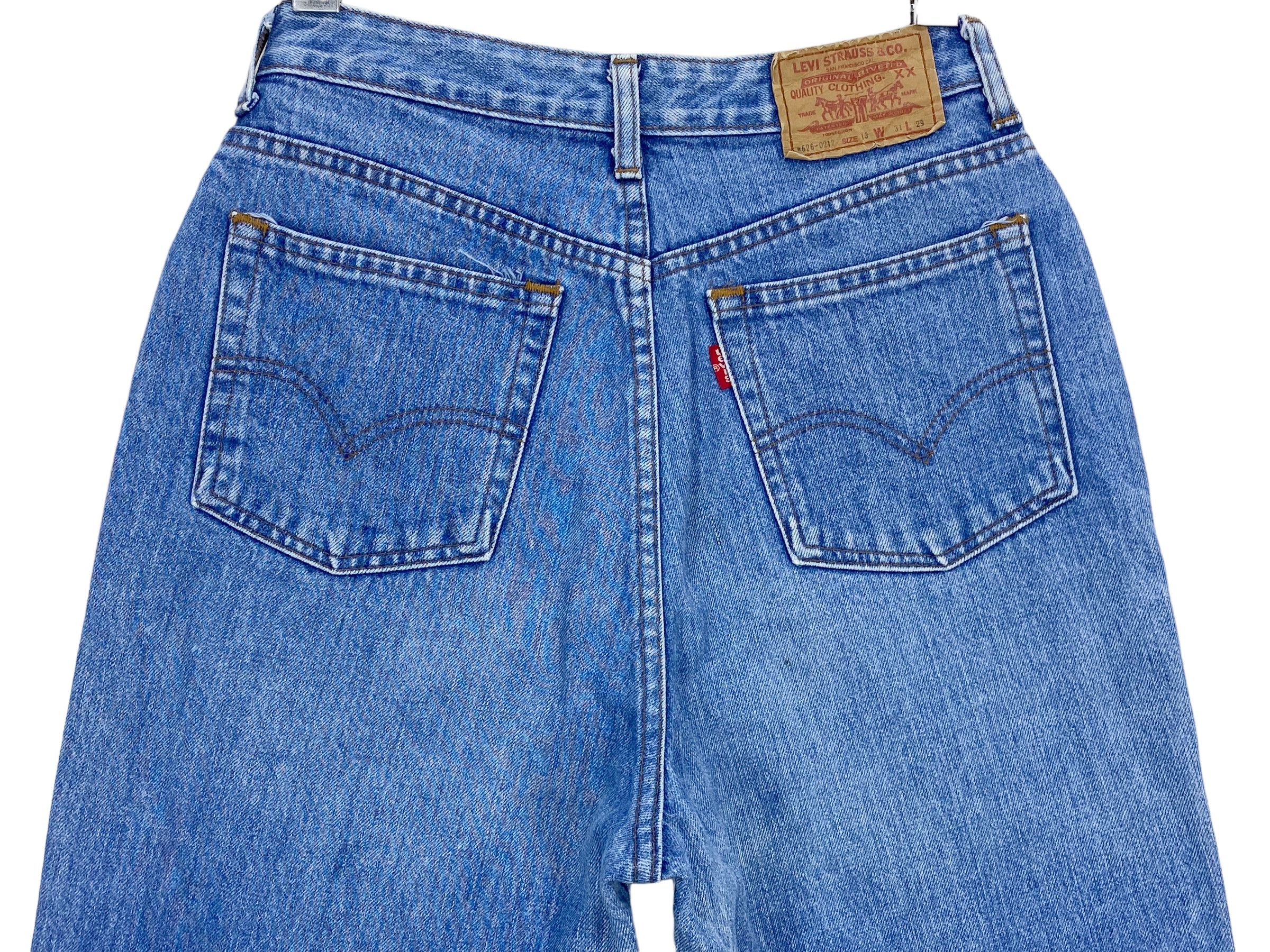 Levi's × Levi's Vintage Clothing Levis 626 Jeans High Waisted Jeans Light Wash Jeans Size 26" / US 2 / IT 38 - 8 Thumbnail