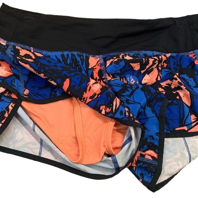Lululemon Lululemon Speed Short Paint Storm Multi / Black SZ 4 Size 27" / US 4 / IT 40 - 5 Thumbnail