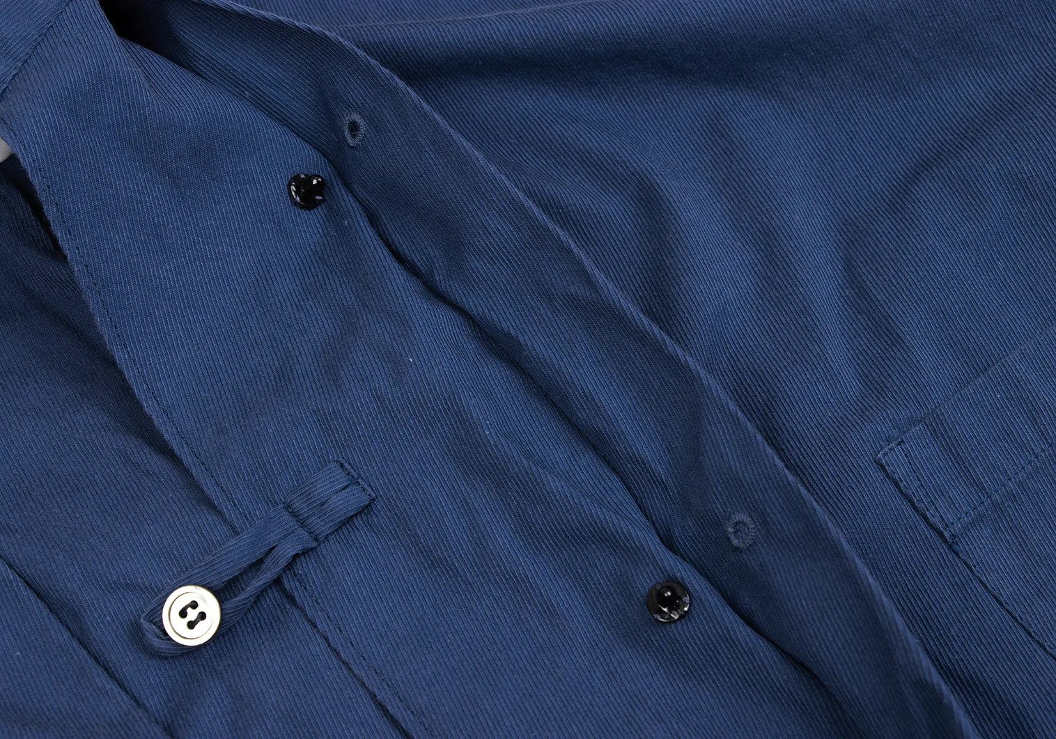 Yohji Yamamoto Yohji Yamamoto Cotton Grommet Button Pullover Long Shirt Size US M / EU 48-50 / 2 - 7 Thumbnail