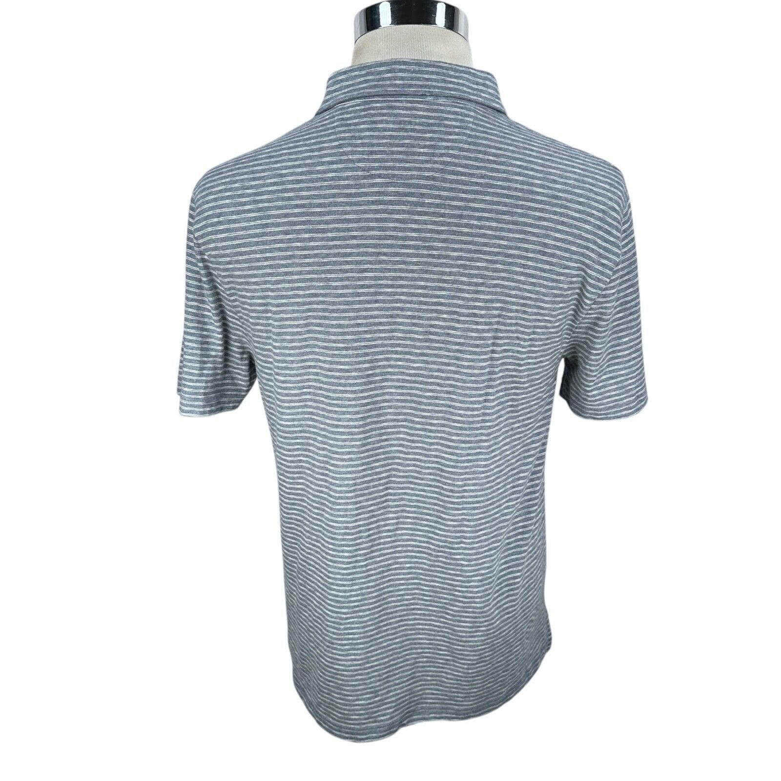 Faherty Faherty Indigo Salt Wash Polo Shirt Men’s Medium Blue White Size US M / EU 48-50 / 2 - 5 Thumbnail