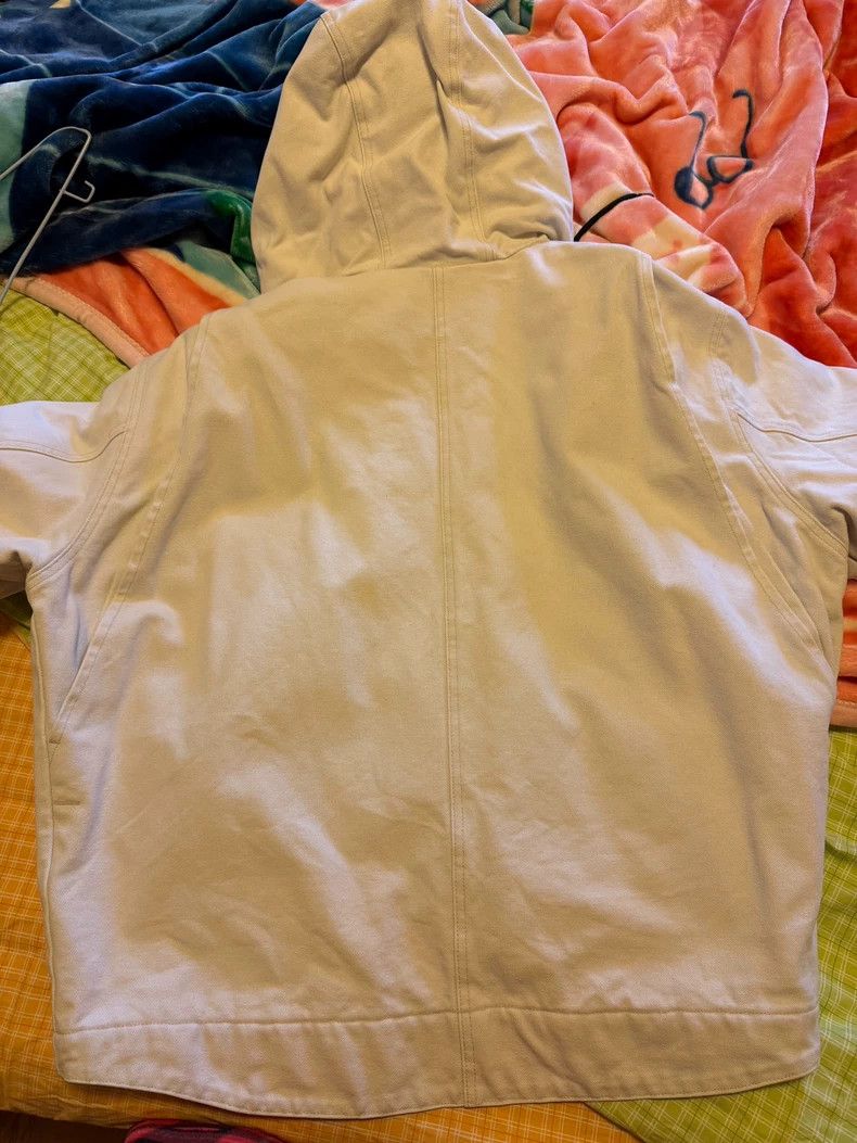 Acne Studios acne studios Beige hooded cargo jacket jacket 2503-Nextarro Size US XXS / EU 40 - 1 Thumbnail