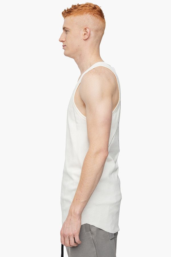 Thom Krom Thom Krom White Cream Tank Top XL Size US XL / EU 56 / 4 - 9 Thumbnail