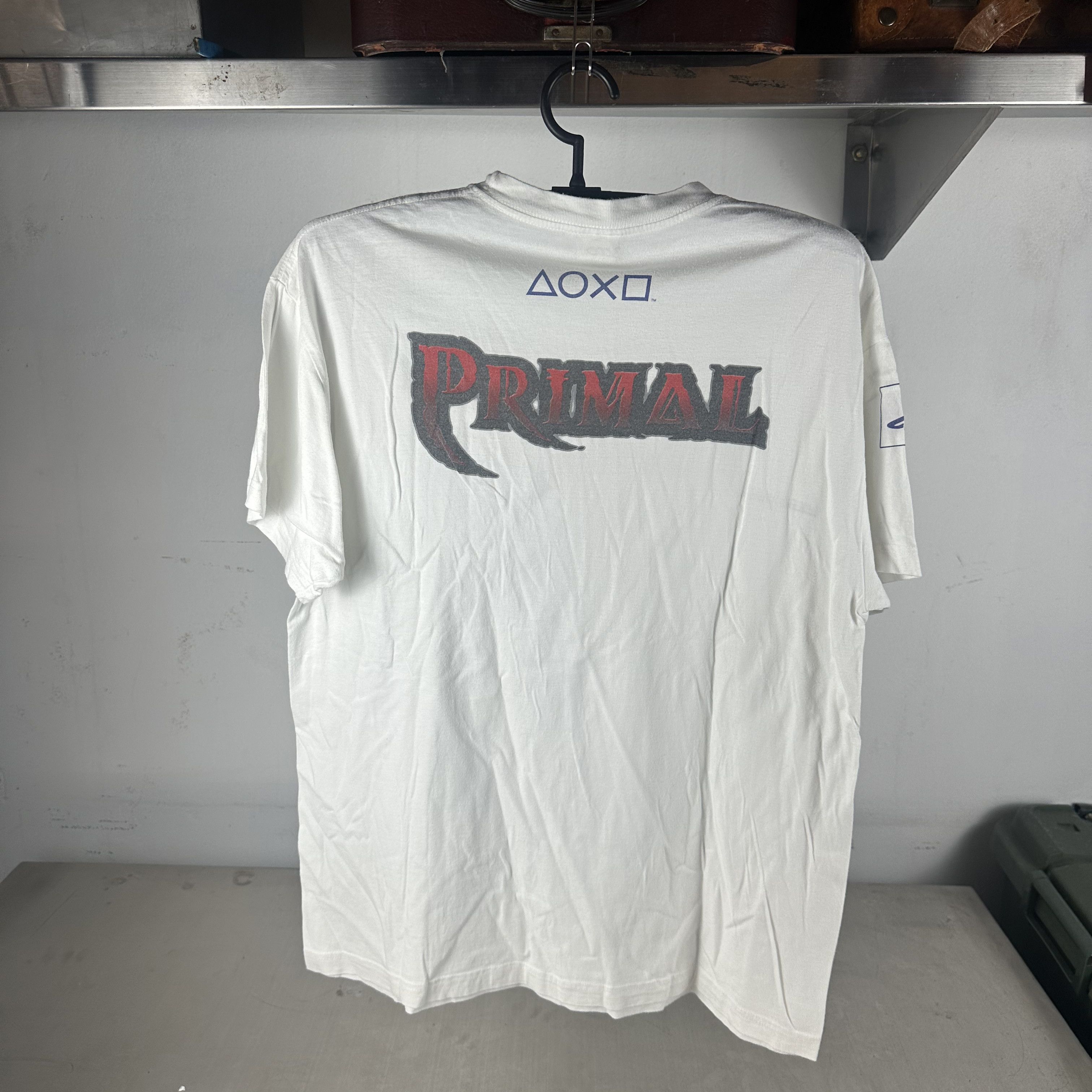 Vintage 2003 Primal PS2 PlayStation 2 Video Game Promo T-shirt Size US L / EU 52-54 / 3 - 3 Thumbnail