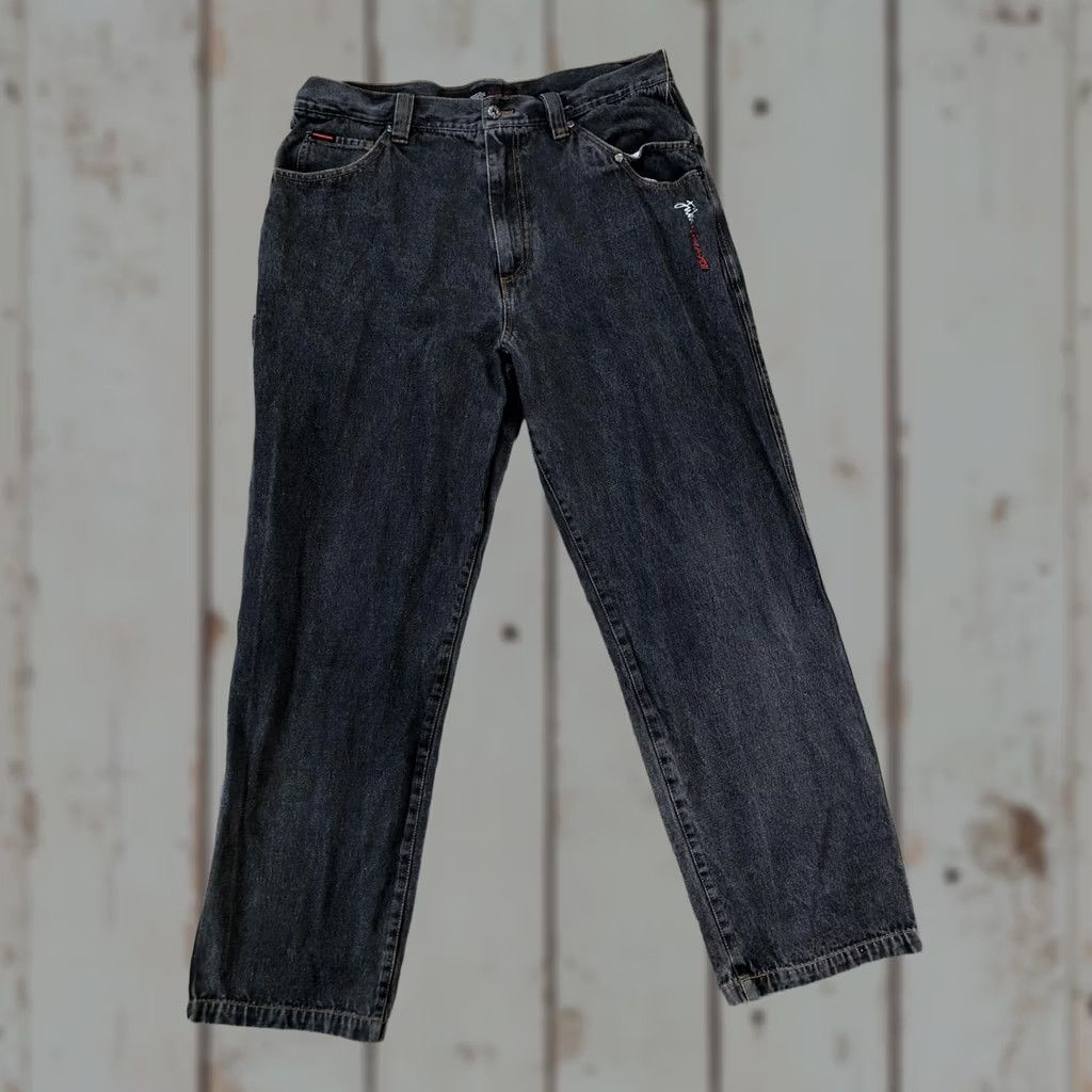 Fubu VINTAGE FUBU The Collection Jeans Mens 38x32 Charcoal Relaxed Straight Denim 90s Size US 38 / EU 54 - 1 Thumbnail