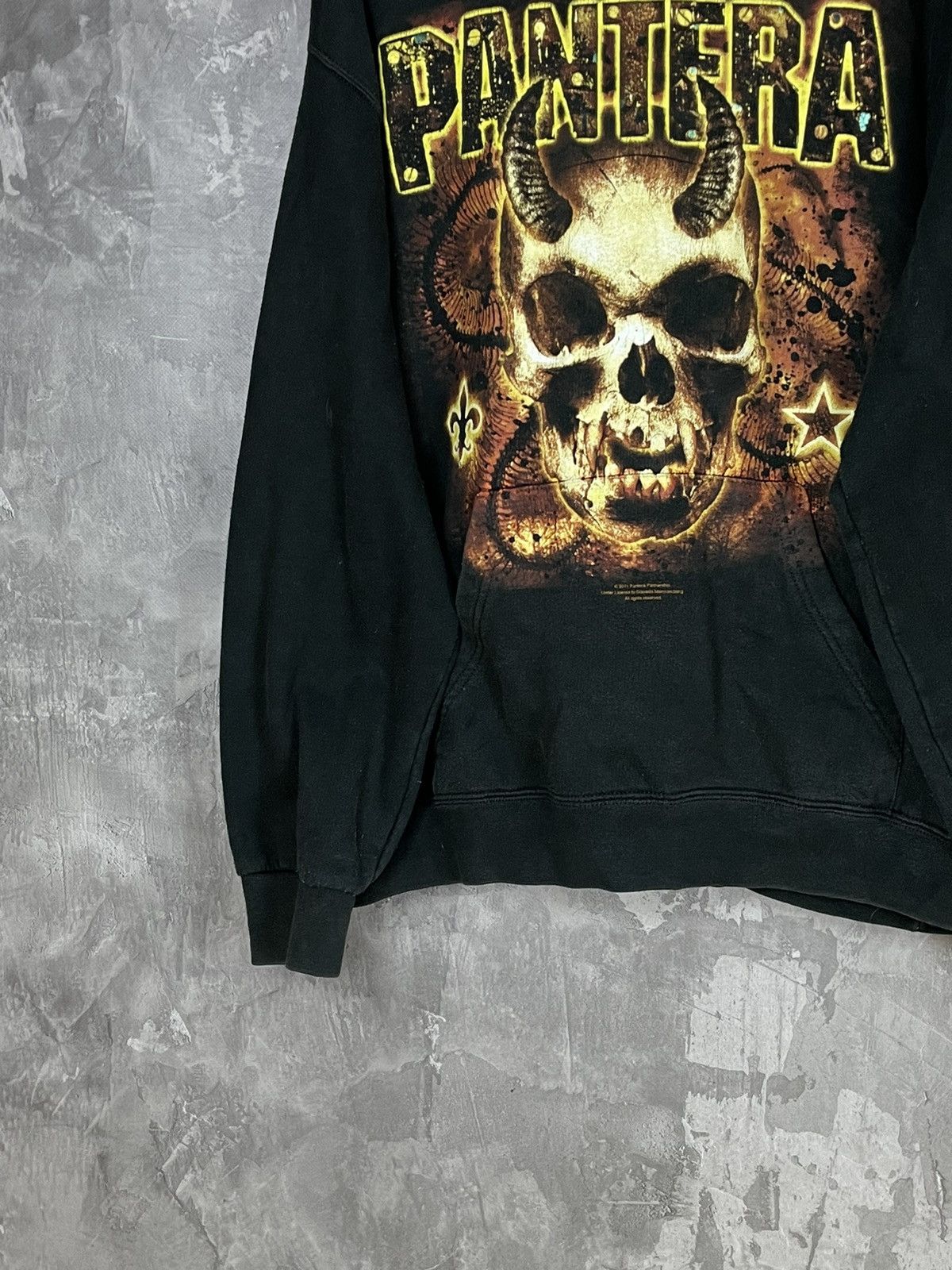 Band Tees × Vintage Vintage Pantera Unscarred Graphic Logo Print Black Hoodie Size US L / EU 52-54 / 3 - 5 Thumbnail