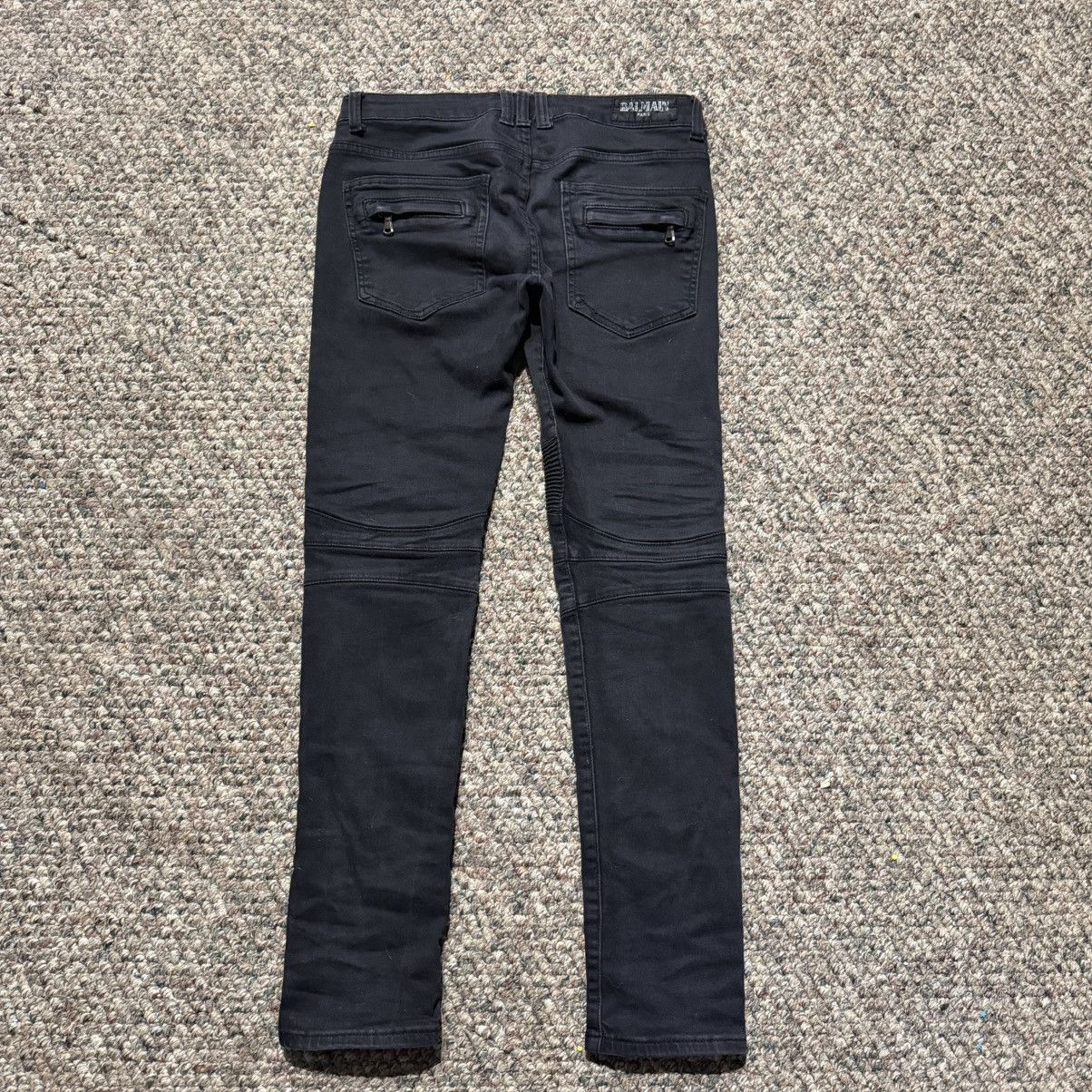 Balmain Balmain Biker Jeans Size US 29 - 2 Thumbnail