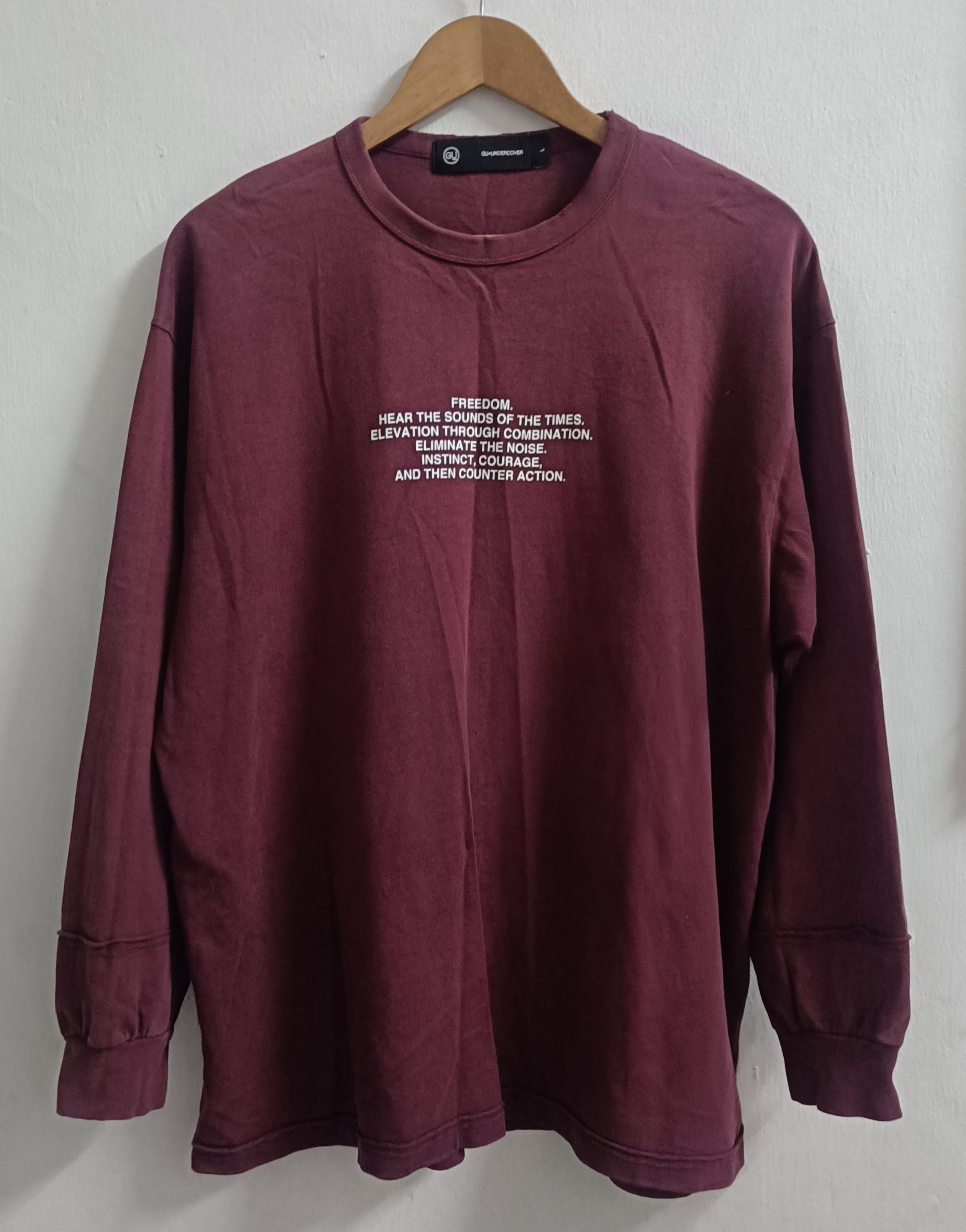 GU × Undercover 🔥🔥 Rare Gu X Undercover Long sleeve Tee Size US L / EU 52-54 / 3 - 1 Thumbnail
