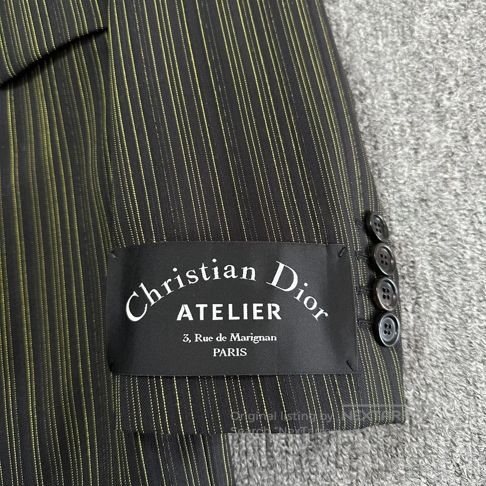 Dior Dior Homme 2018FW Silver Thread Sleeve Patch Suit. Size US L / EU 52-54 / 3 - 2 Thumbnail