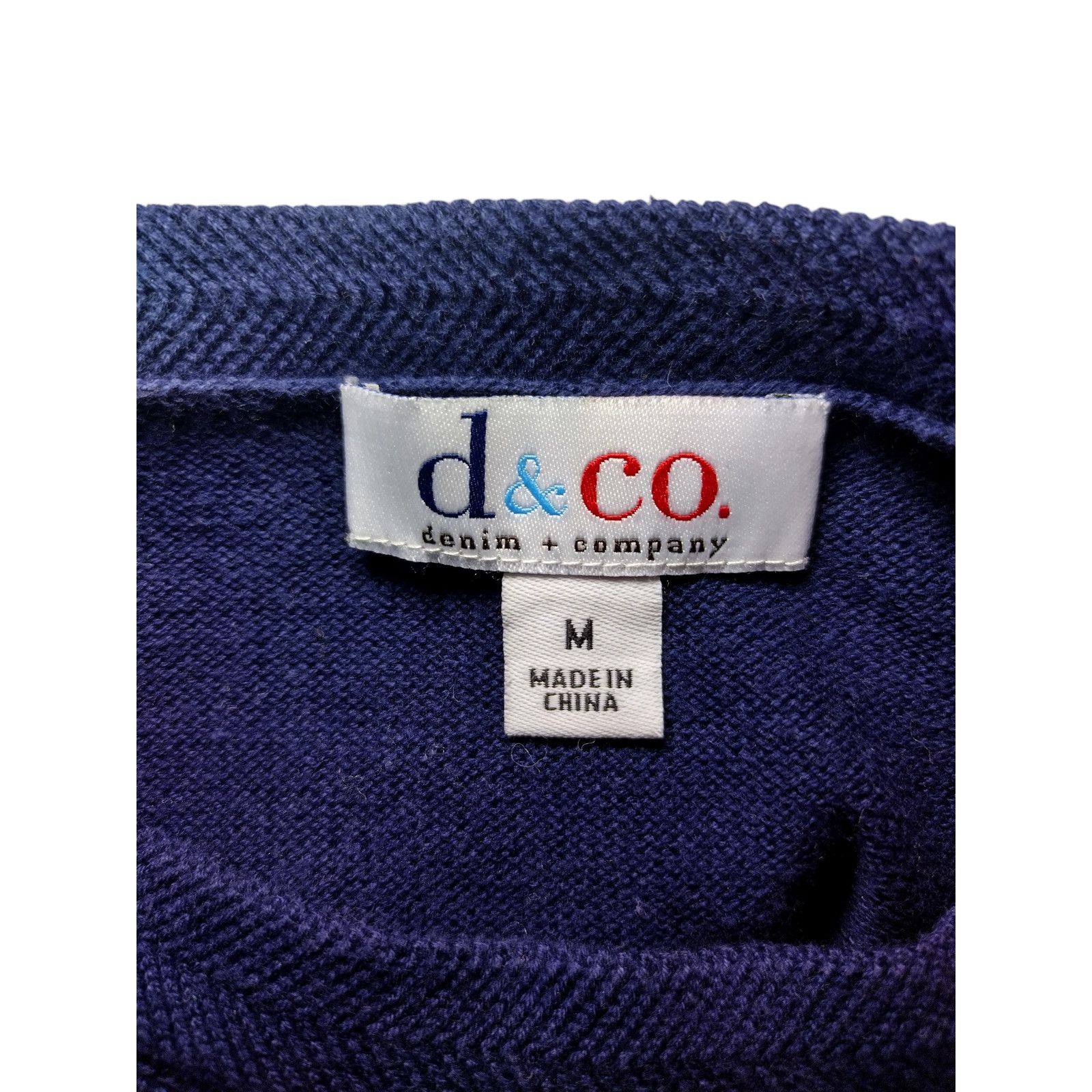 Denim & Co. D&Co. Womens Crewneck Sleeves Mini A-line Dress Blue Sz Md Size M / US 6-8 / IT 42-44 - 8 Thumbnail