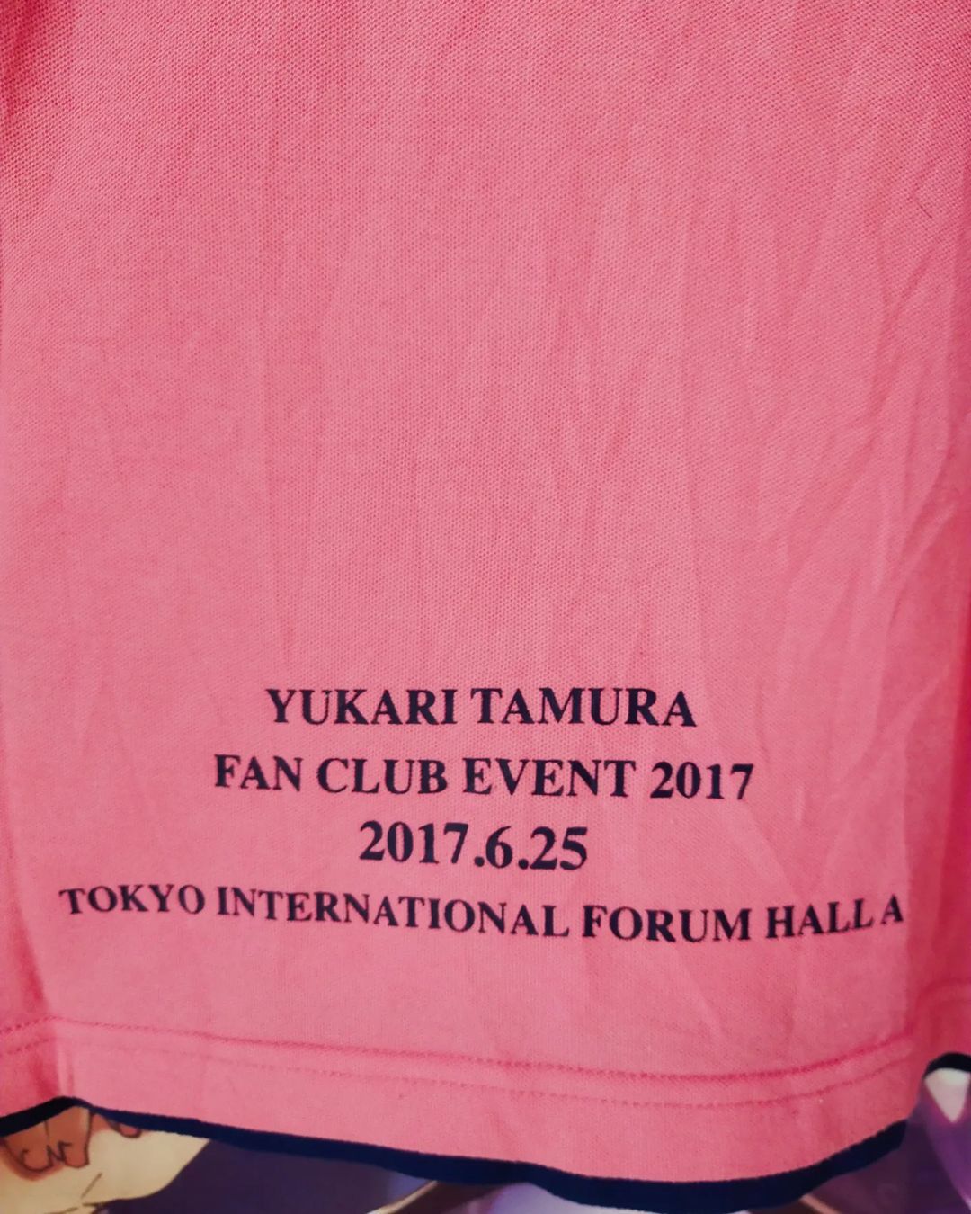 Anime × Band Tees × Japanese Brand Yukari Tamura Mellow Party Fan Club Idol Seiyu Polo Tees Size US M / EU 48-50 / 2 - 4 Thumbnail