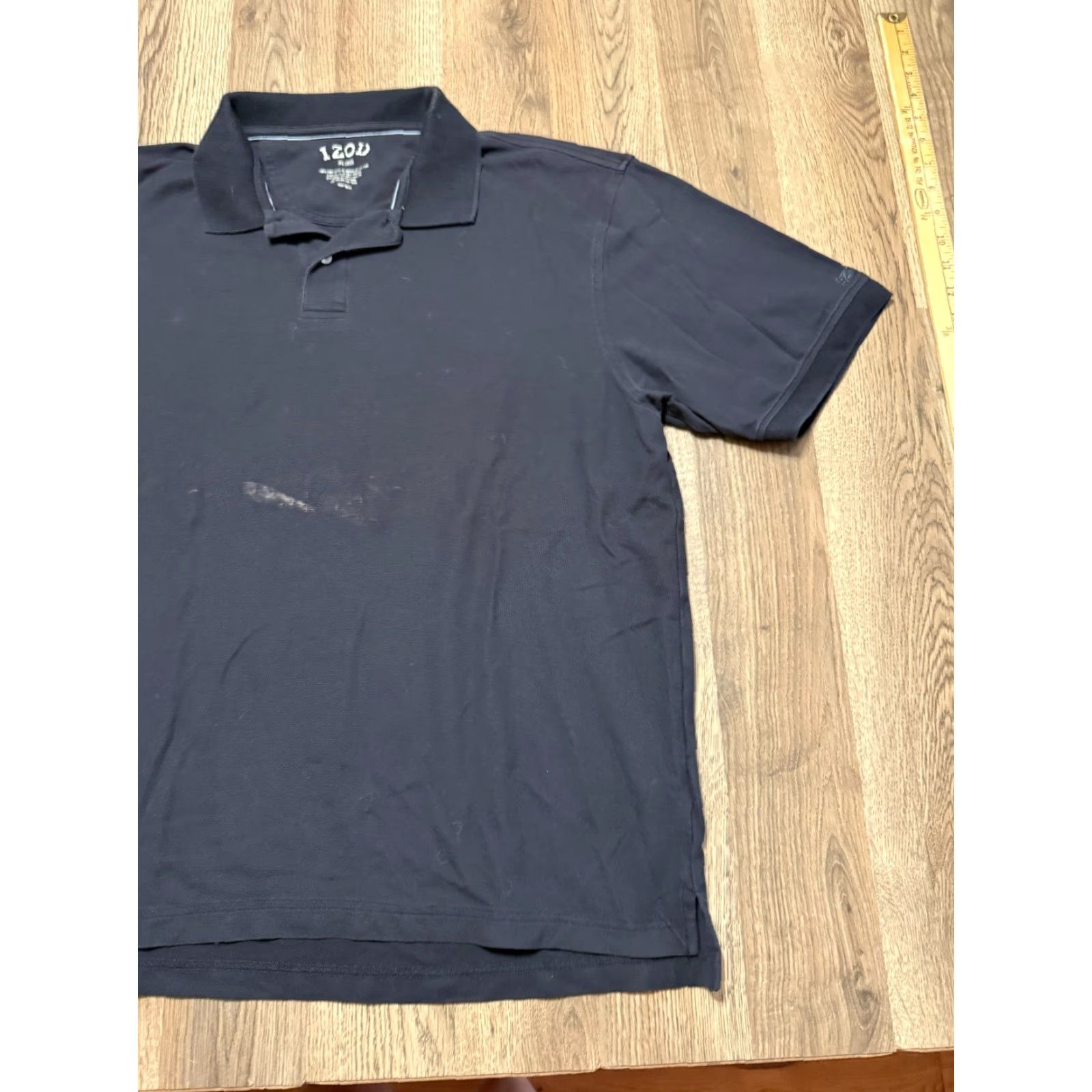 Izod IZOD Polo Shirt Men's XL Black Short Sleeve Casual Golf Size US XL / EU 56 / 4 - 4 Thumbnail