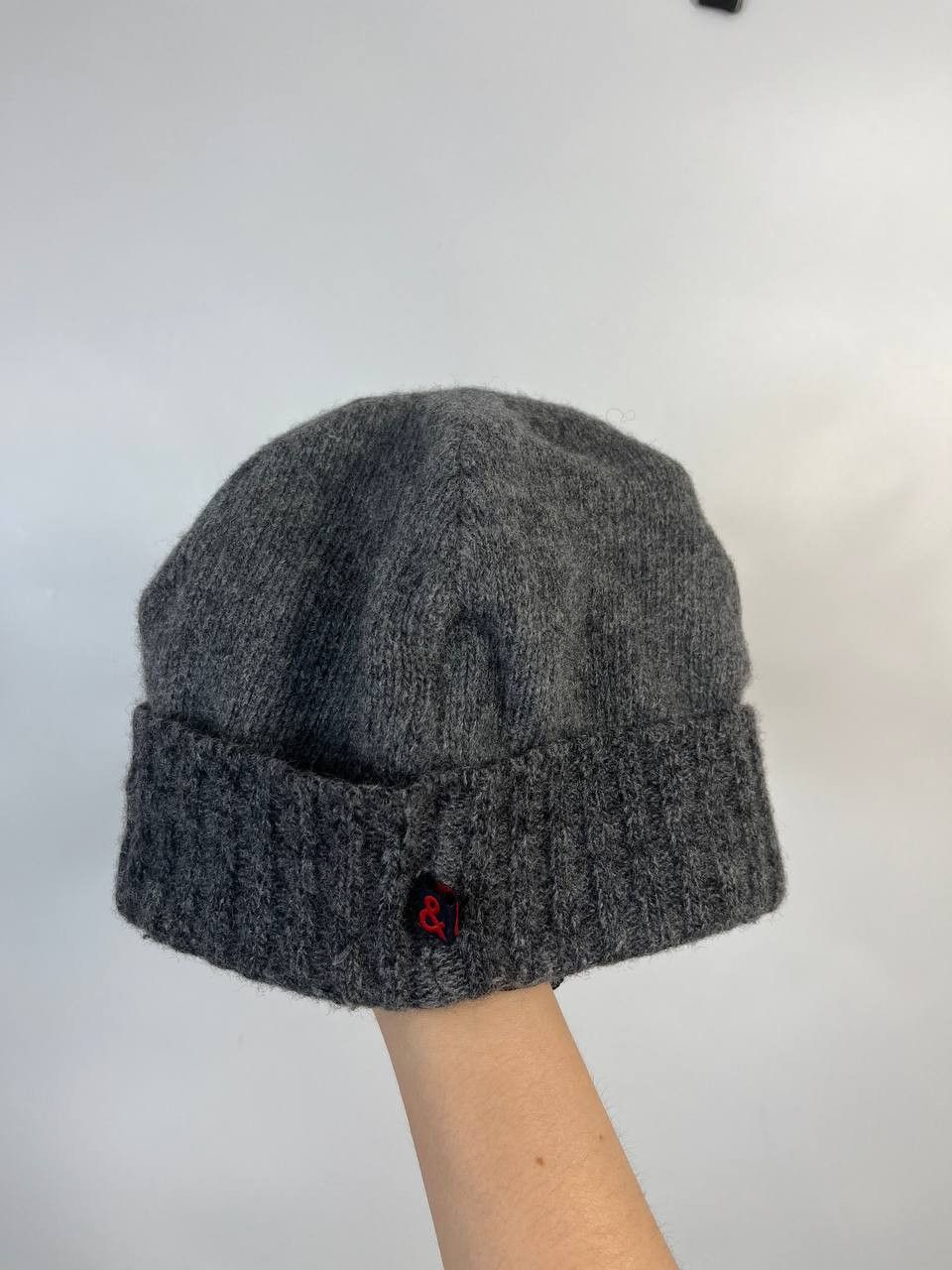 Dolce & Gabbana Dolce & Gabbana Wool Hat Gray Logo ONE SIZE Size ONE SIZE - 1 Thumbnail