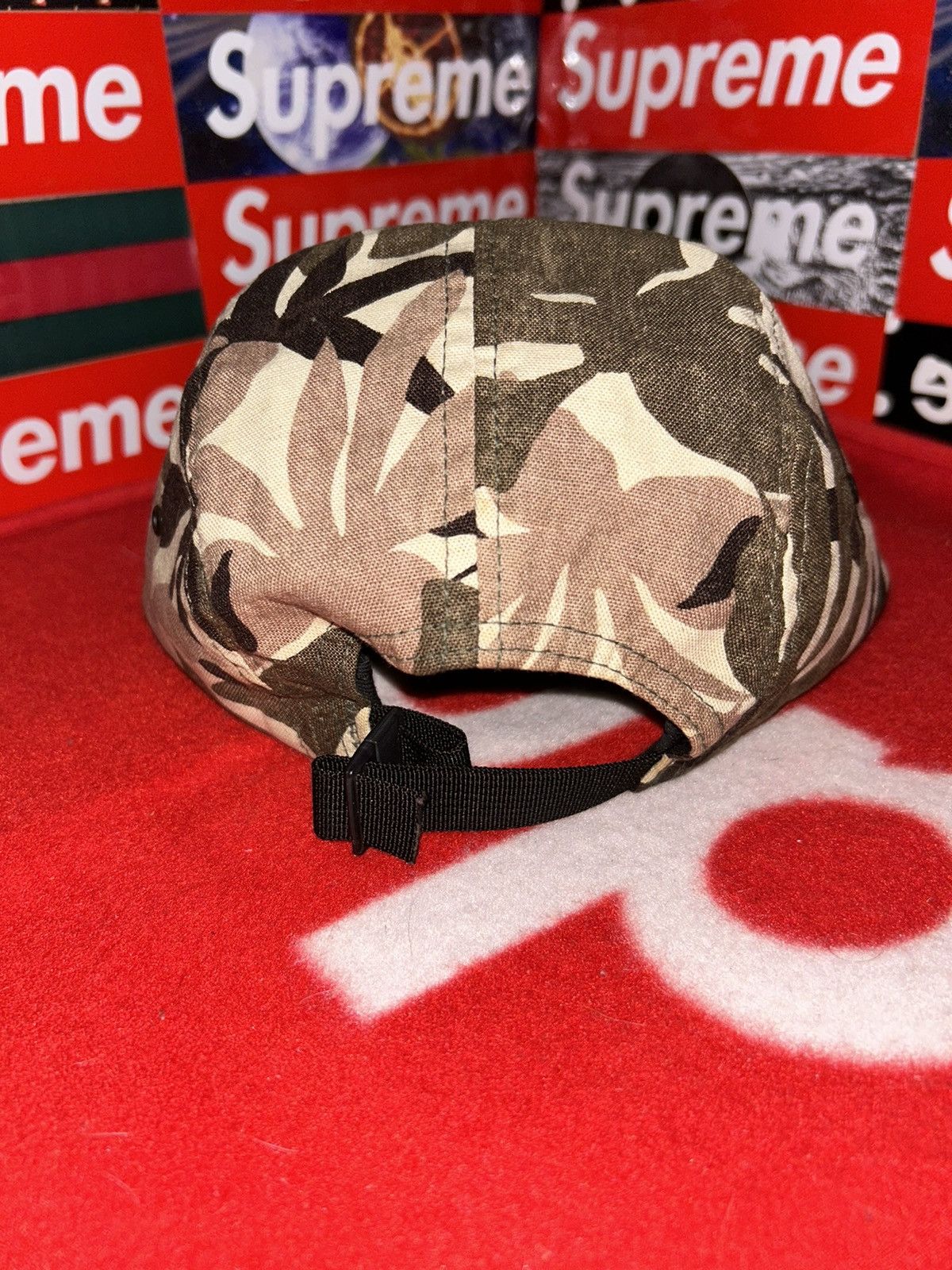 Supreme Supreme 2008 Floral Leaves Print Box Logo Camp Cap Size ONE SIZE - 5 Thumbnail